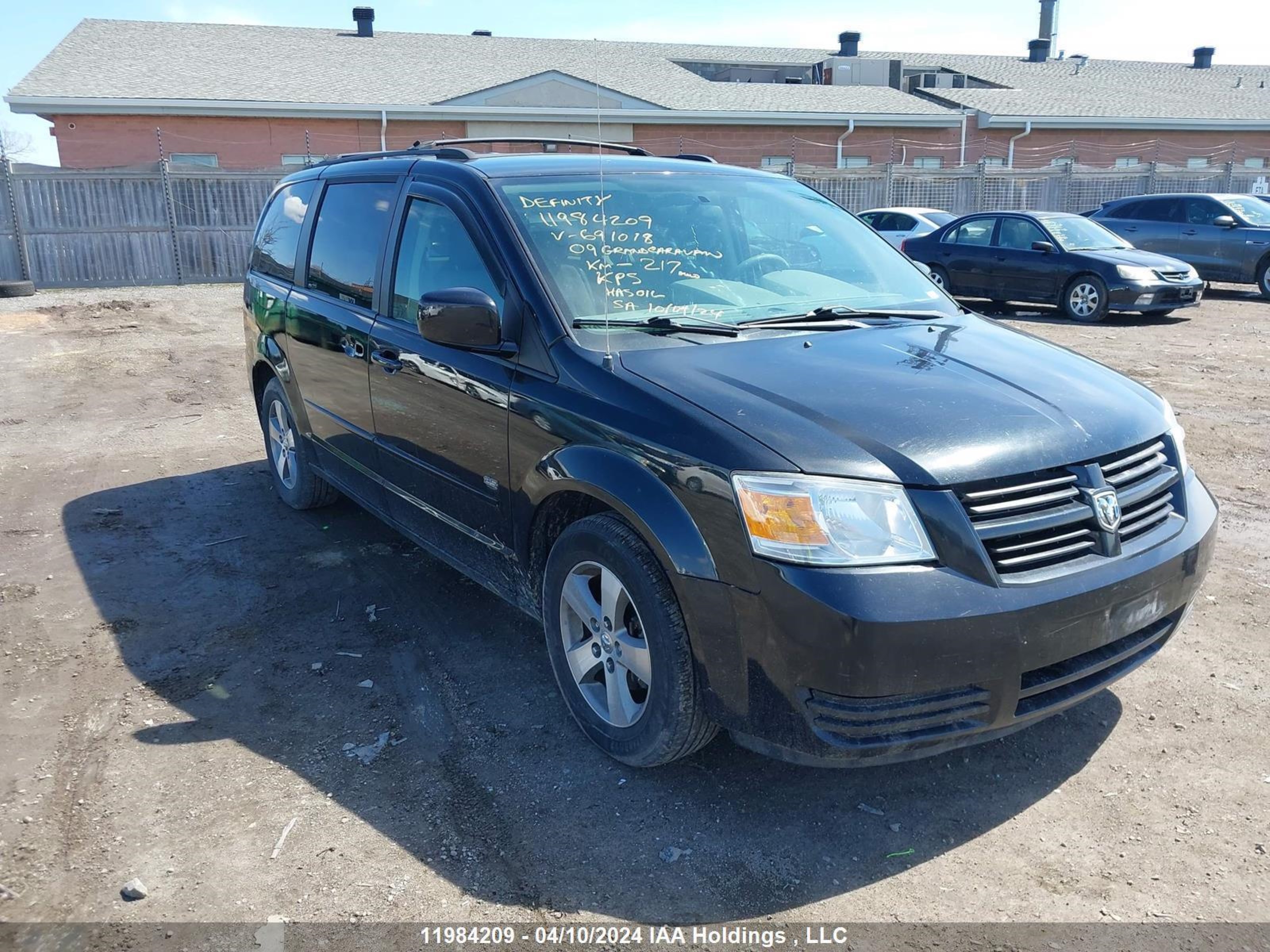 DODGE CARAVAN 2009 2d8hn44e09r691018