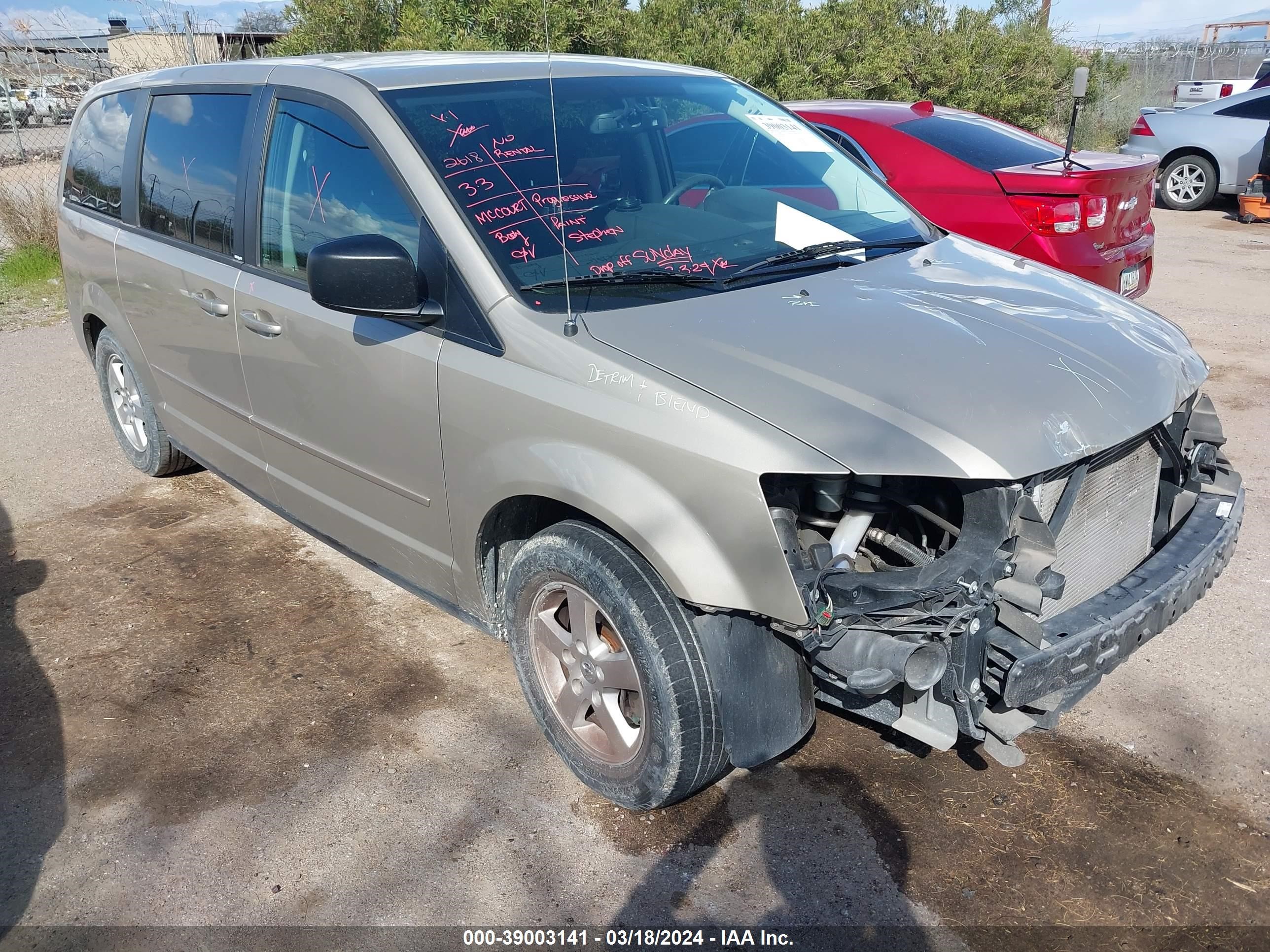 DODGE CARAVAN 2009 2d8hn44e19r588397