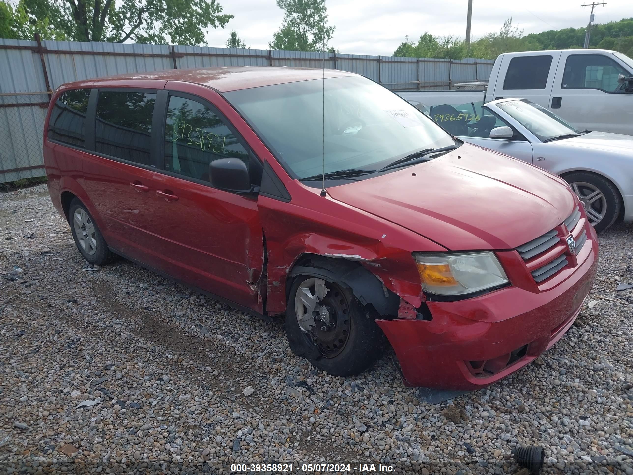 DODGE CARAVAN 2009 2d8hn44e19r623939