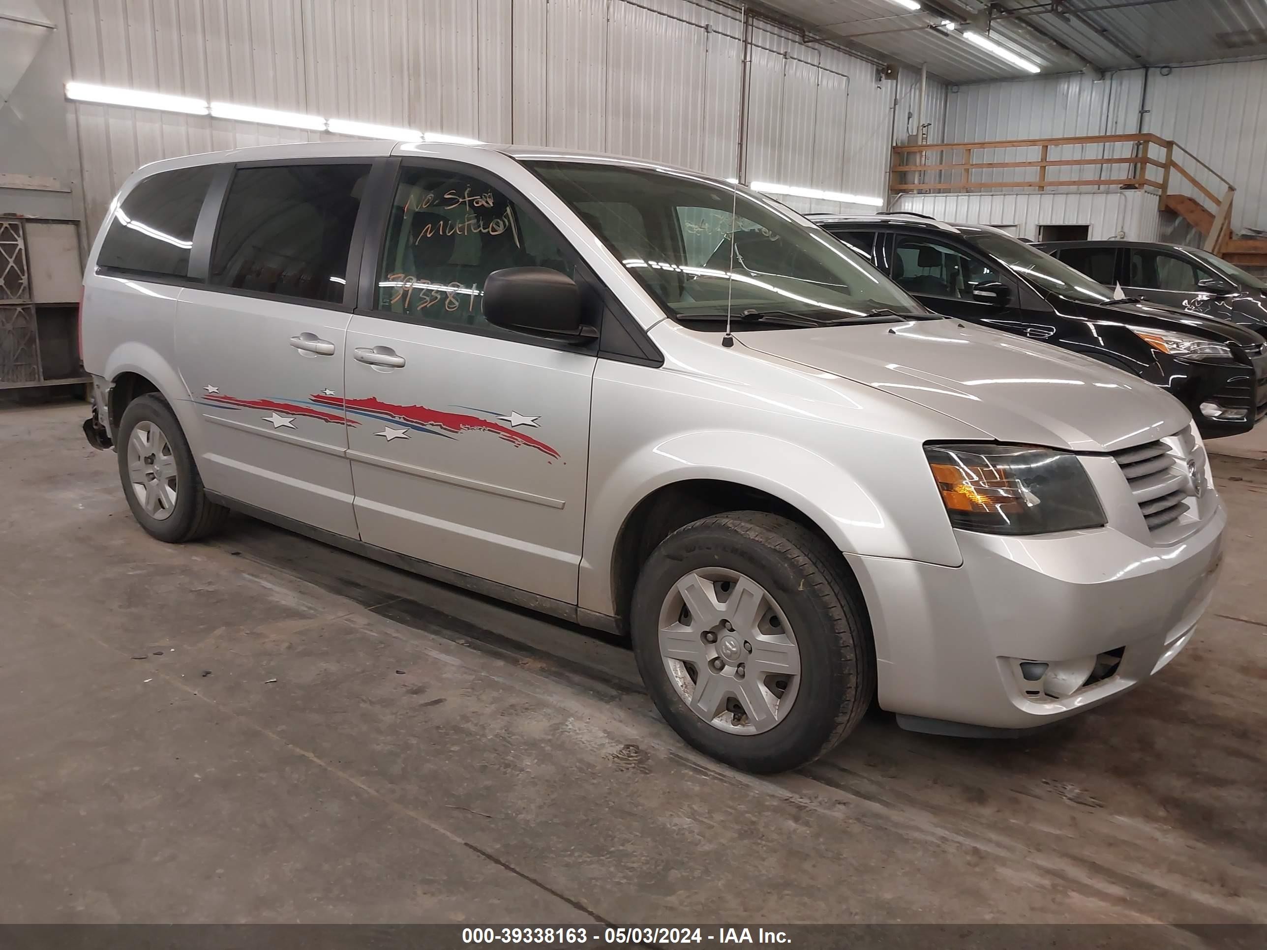 DODGE CARAVAN 2009 2d8hn44e19r628252