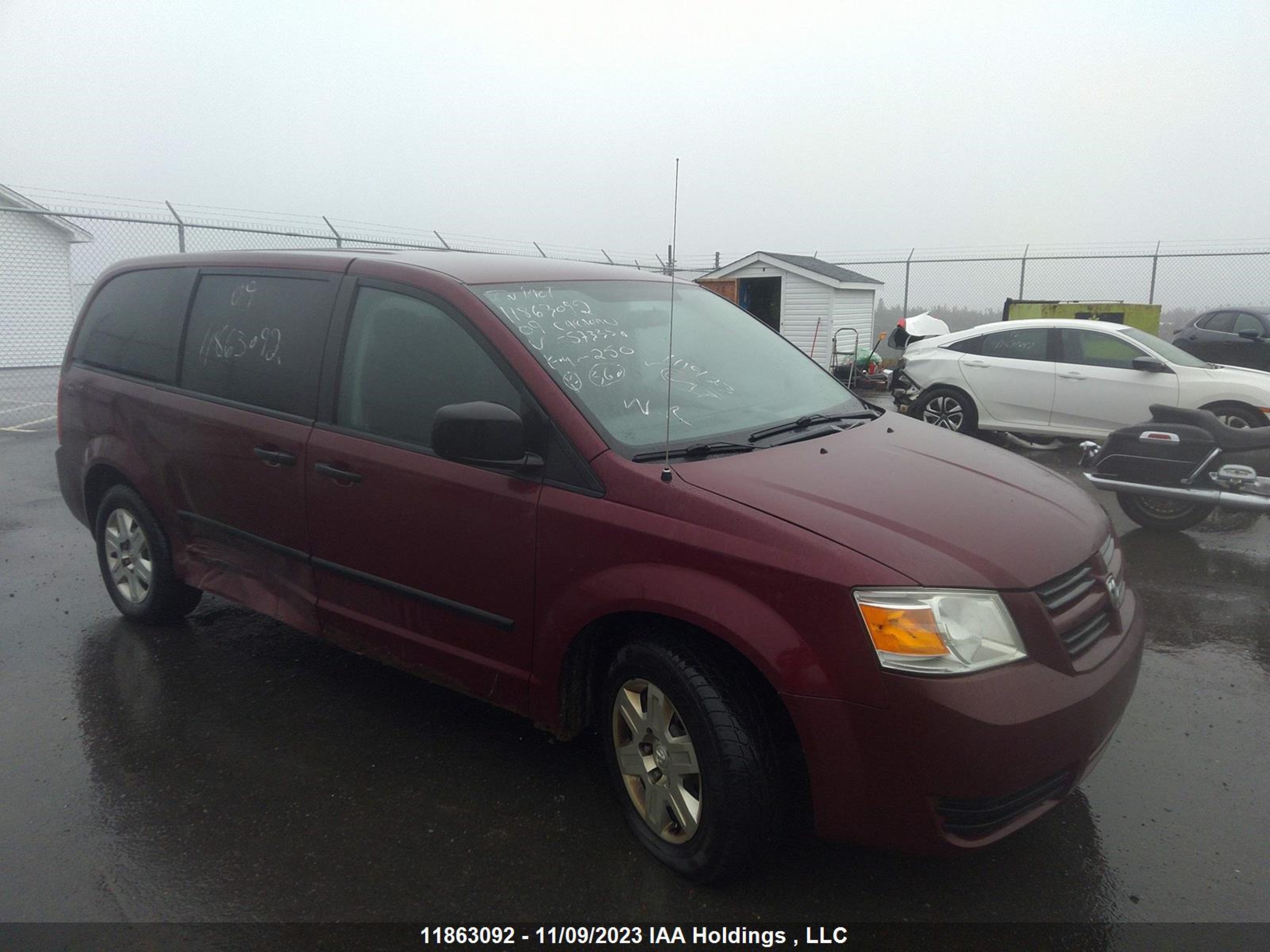 DODGE CARAVAN 2009 2d8hn44ex9r573350