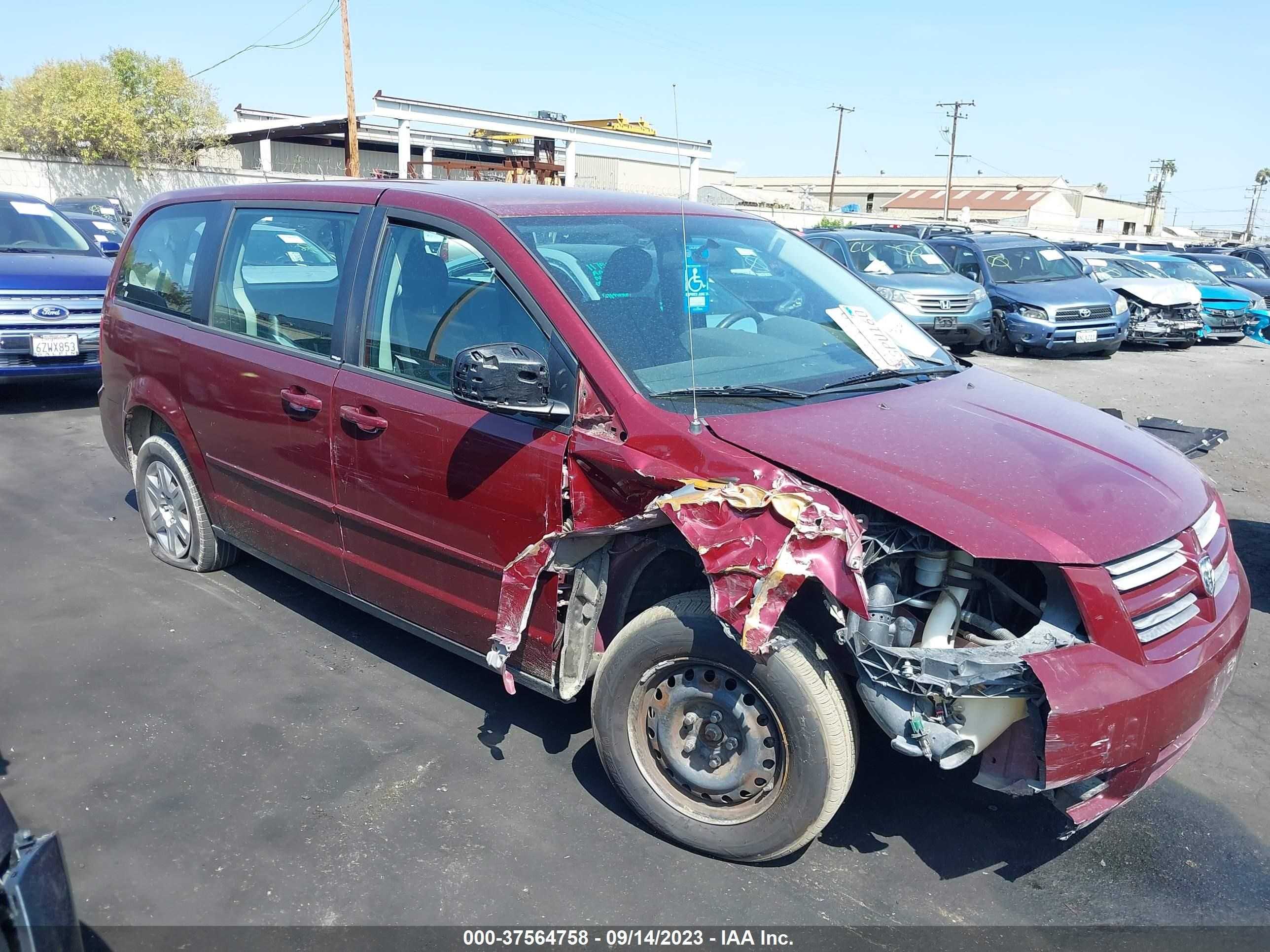 DODGE CARAVAN 2009 2d8hn44ex9r652078