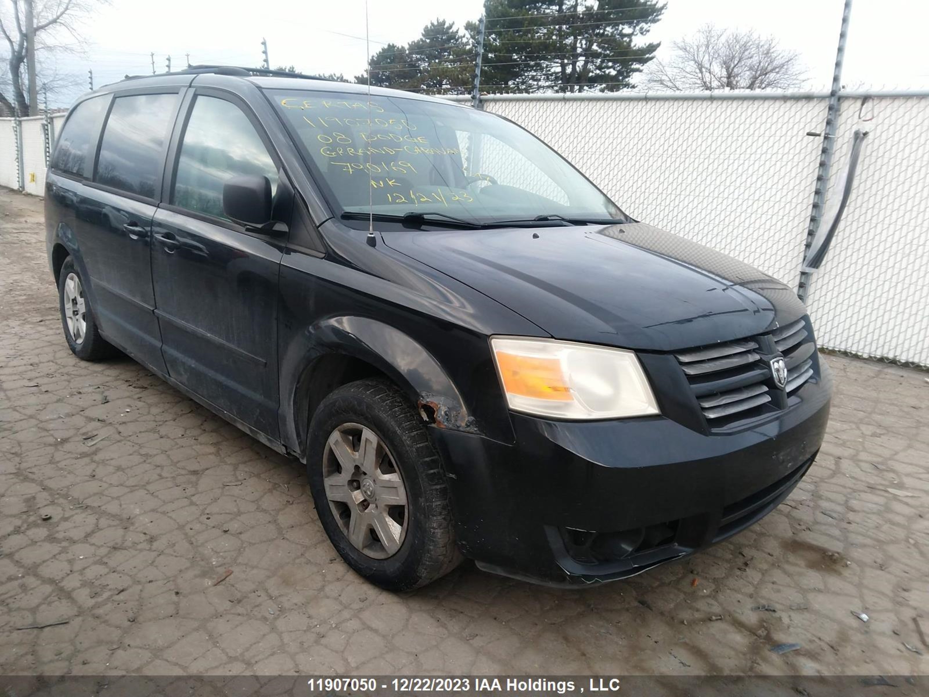 DODGE CARAVAN 2008 2d8hn44h08r790169