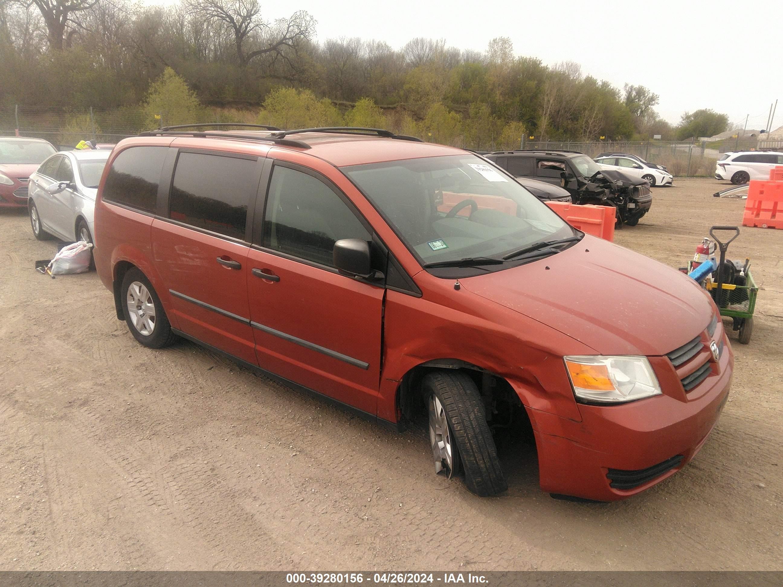 DODGE CARAVAN 2008 2d8hn44h18r776636