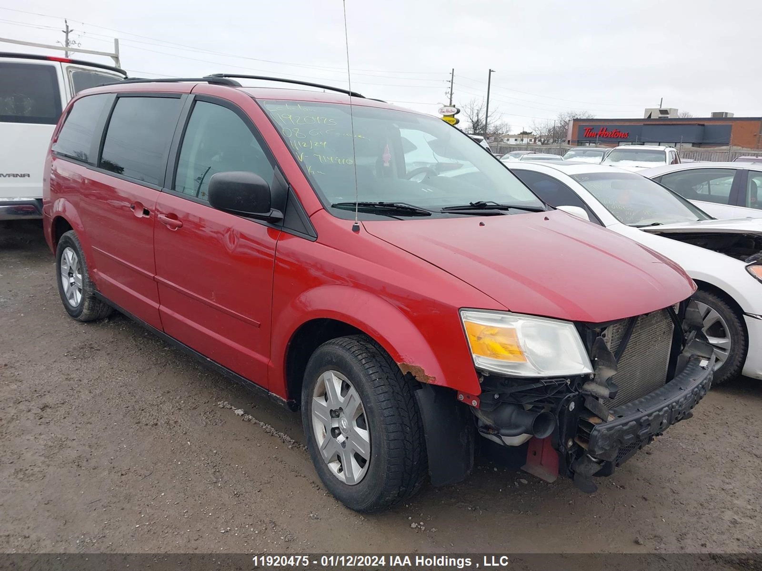 DODGE CARAVAN 2008 2d8hn44h48r714910