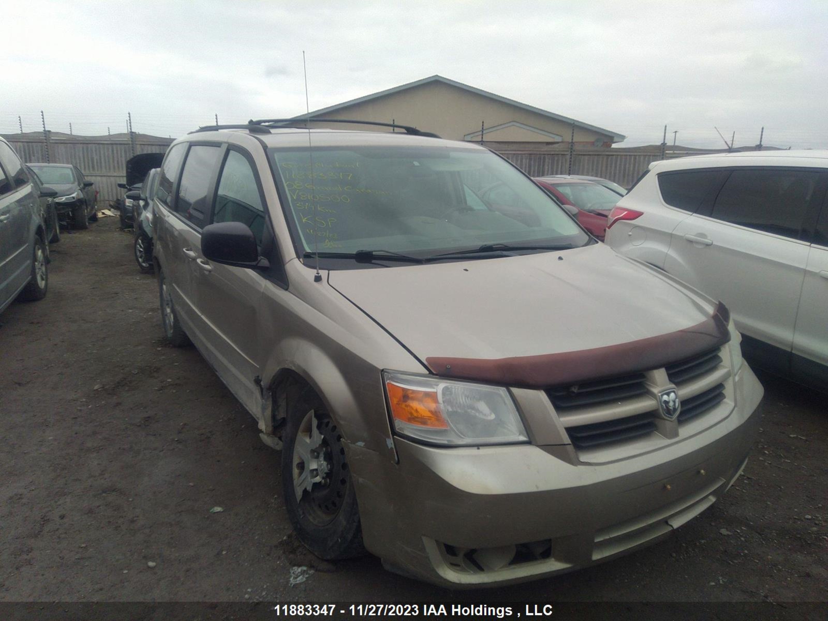 DODGE CARAVAN 2008 2d8hn44h58r810500