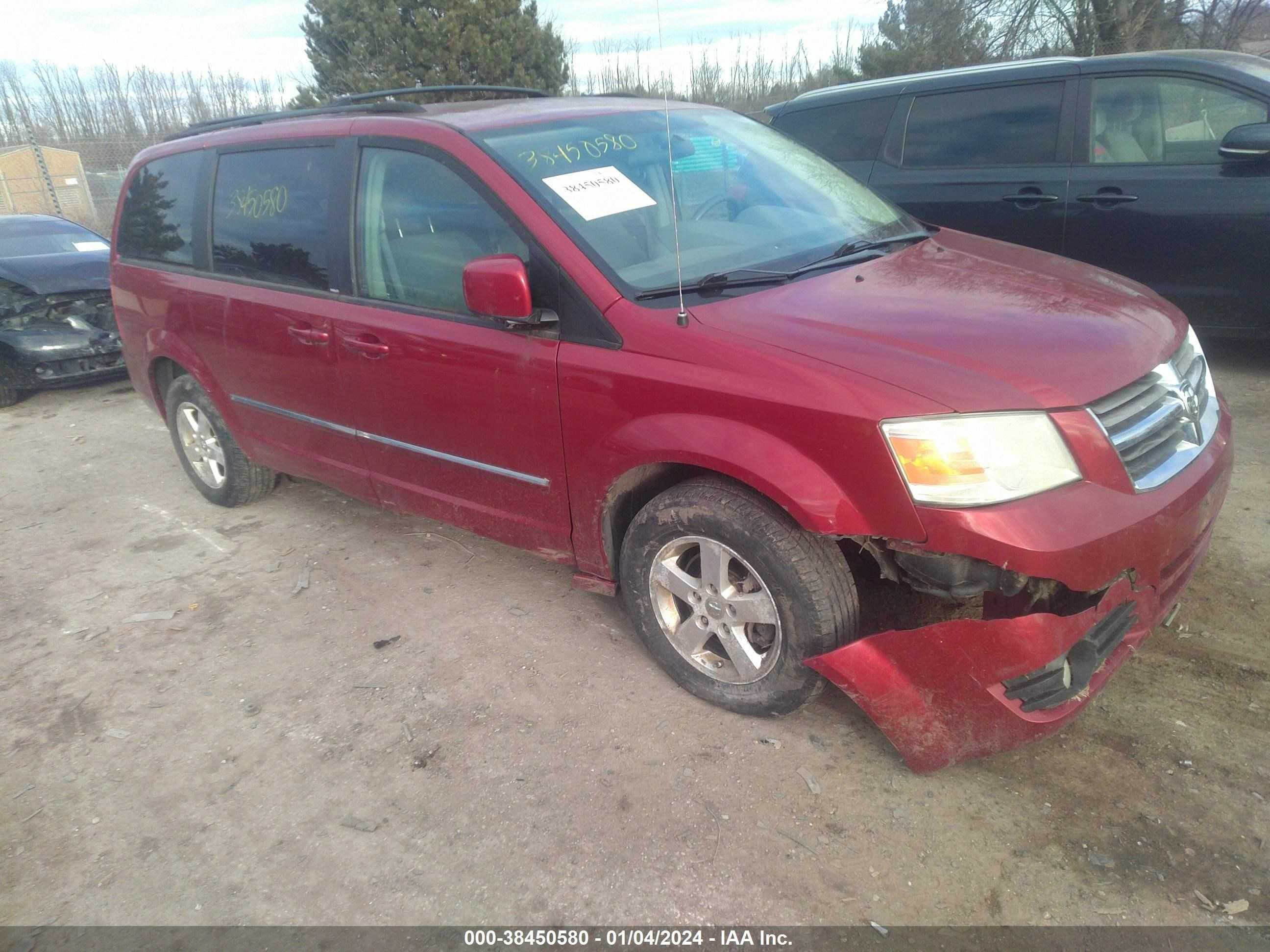 DODGE CARAVAN 2009 2d8hn54129r657617