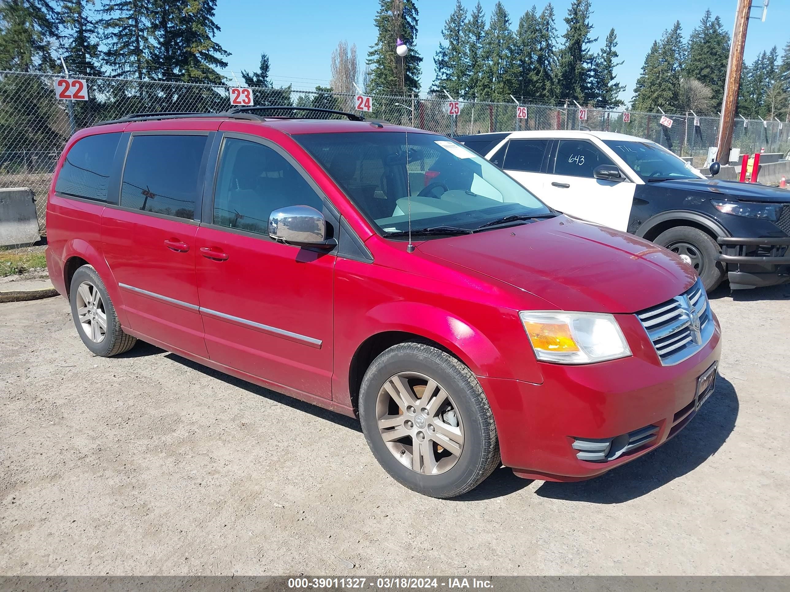 DODGE CARAVAN 2008 2d8hn54x88r645488