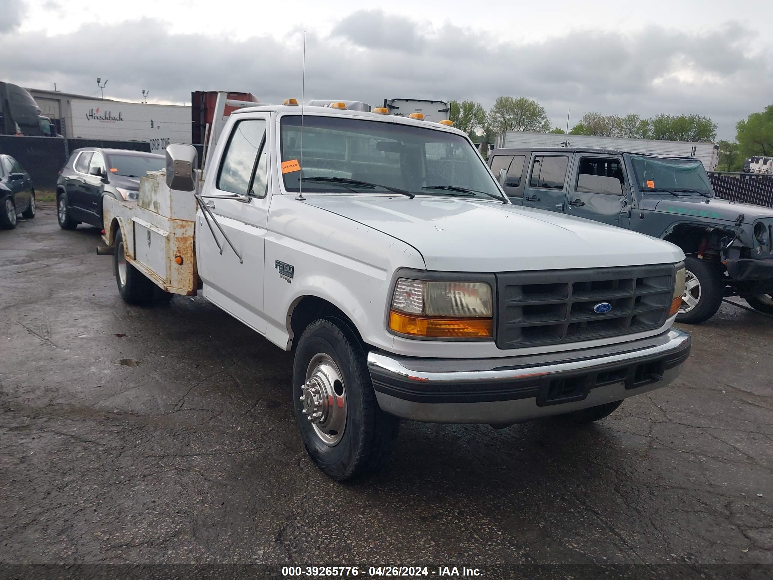 FORD F350 1996 2fdkf37f9tca59656