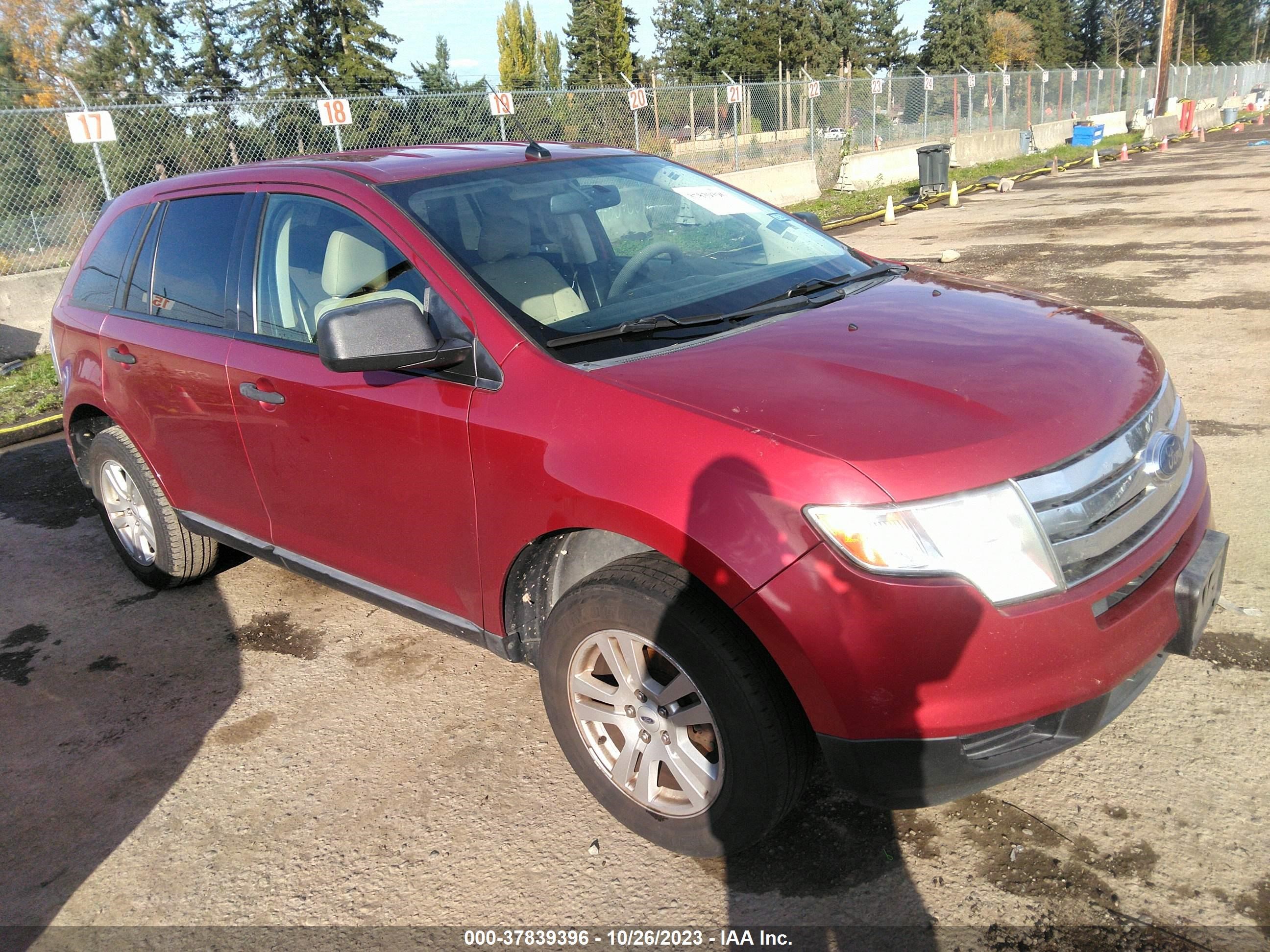 FORD EDGE 2008 2fmdk36c58ba89990