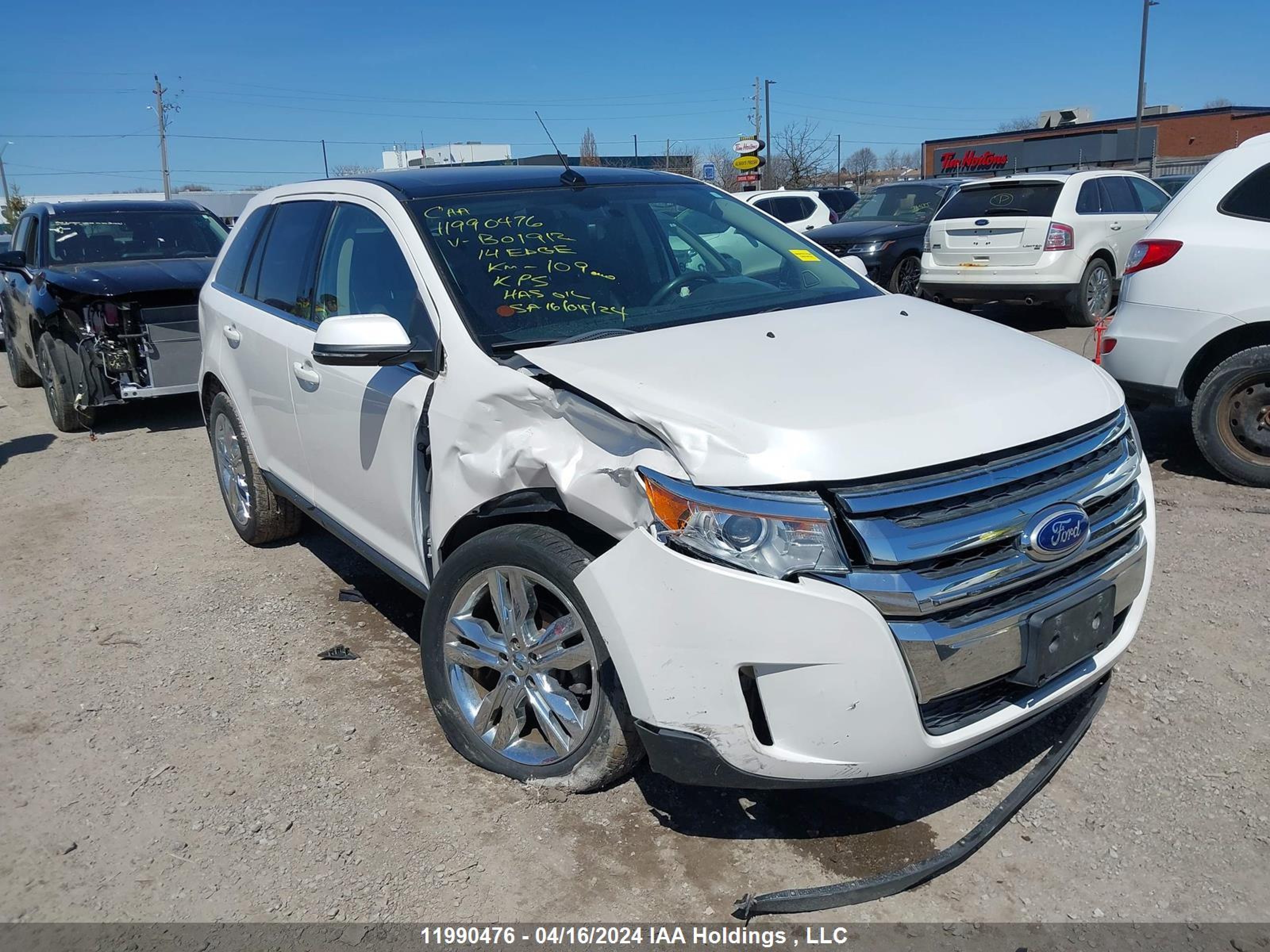 FORD EDGE 2014 2fmdk3kc1ebb01912