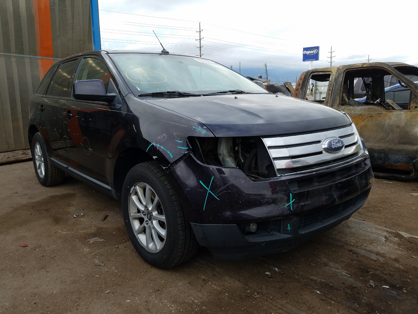 FORD EDGE SEL 2007 2fmdk48c47bb56273