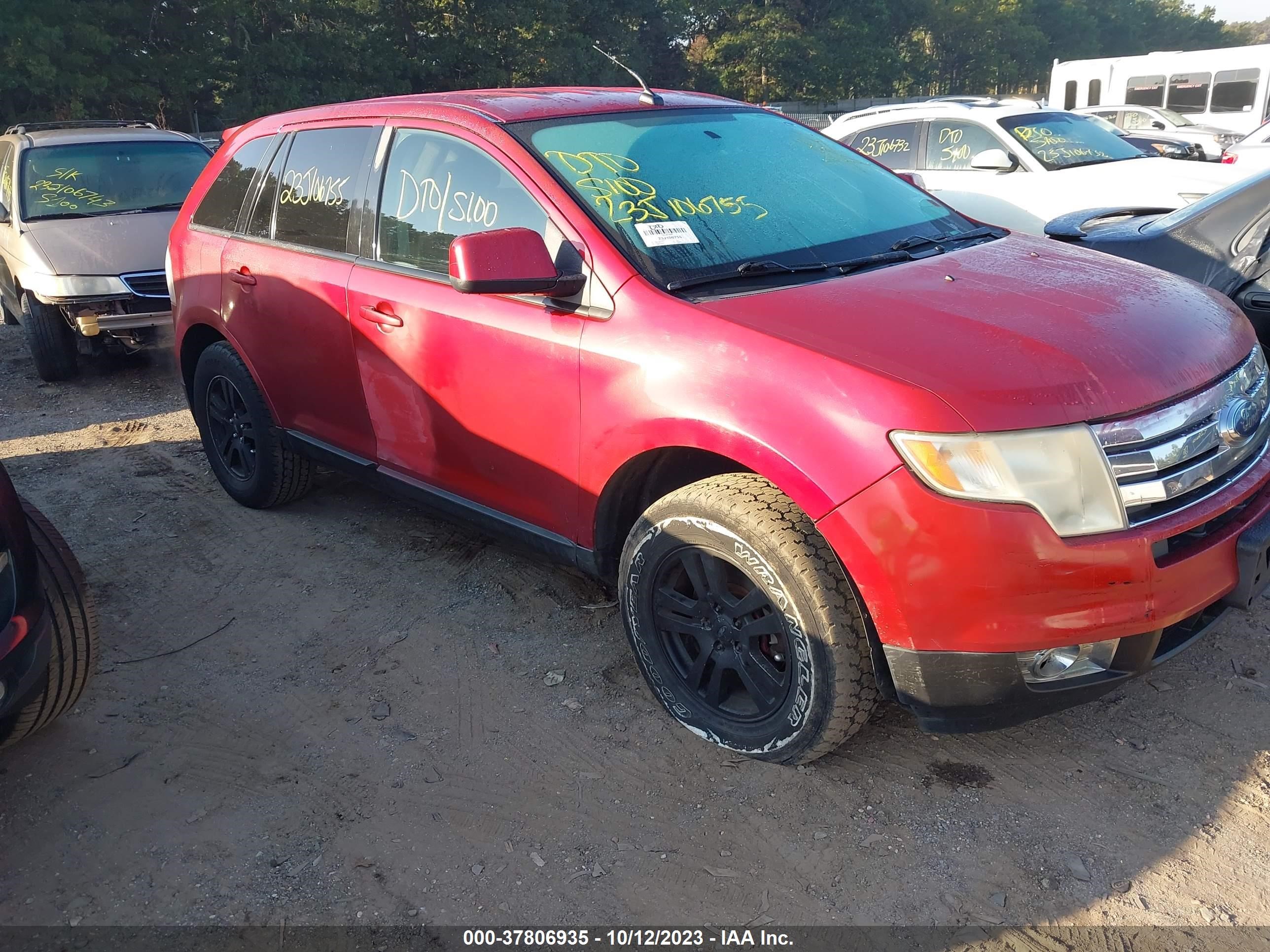 FORD EDGE 2007 2fmdk48c87ba74708