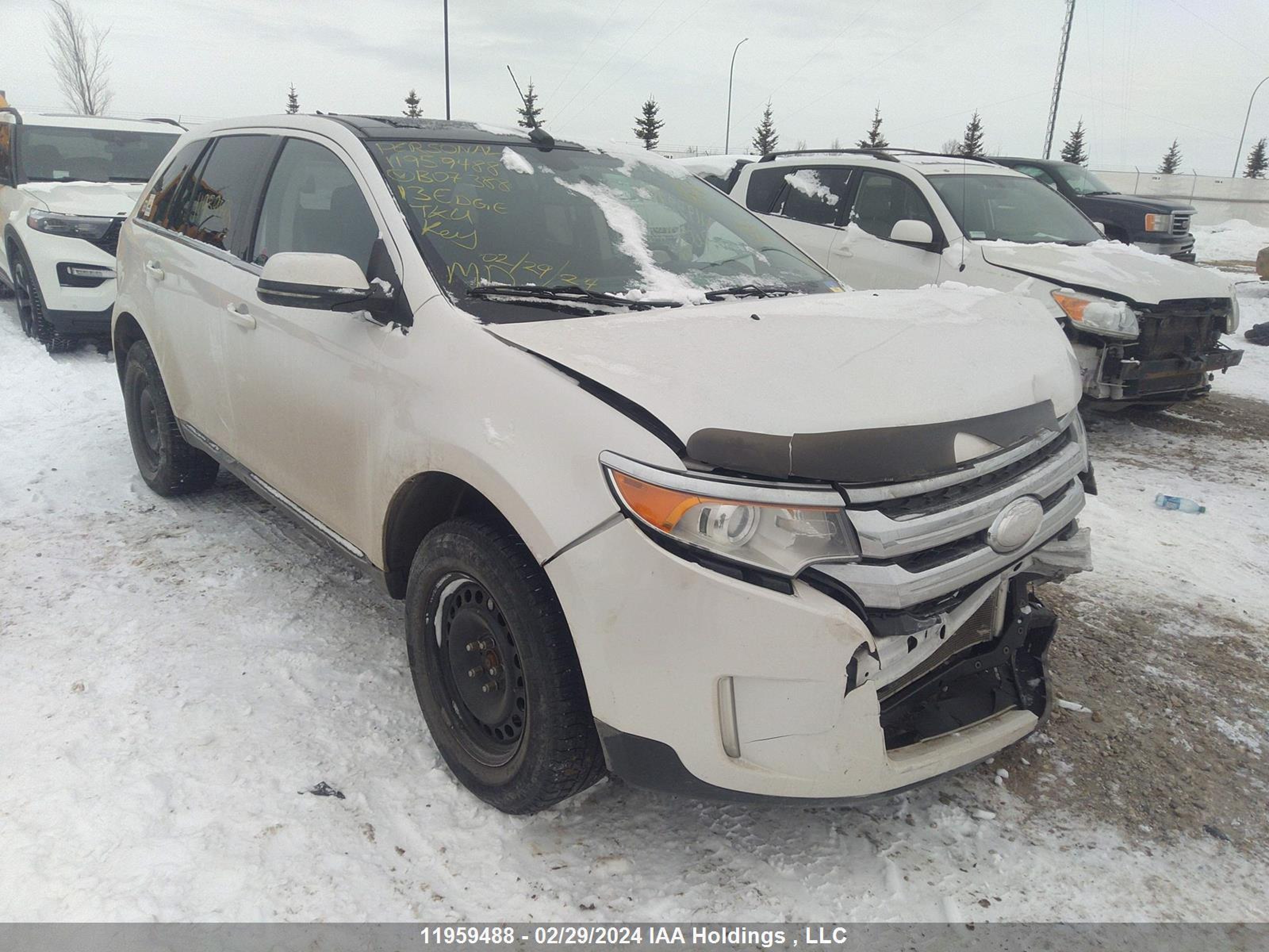 FORD EDGE 2013 2fmdk4kc1dbb07388