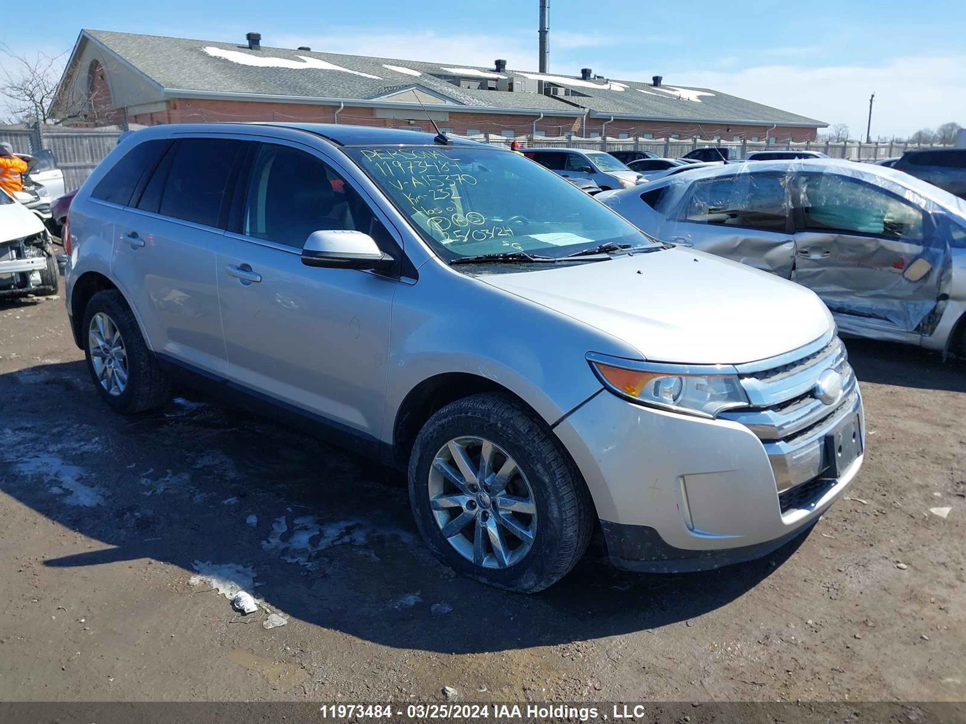 FORD EDGE 2013 2fmdk4kc4dba15370