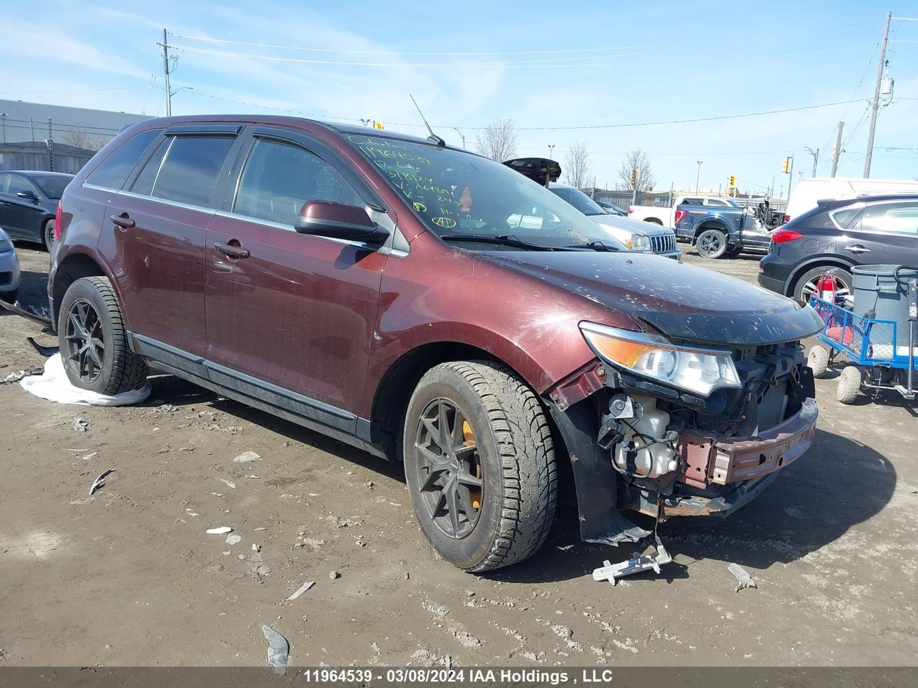 FORD EDGE 2012 2fmdk4kc6cba64391