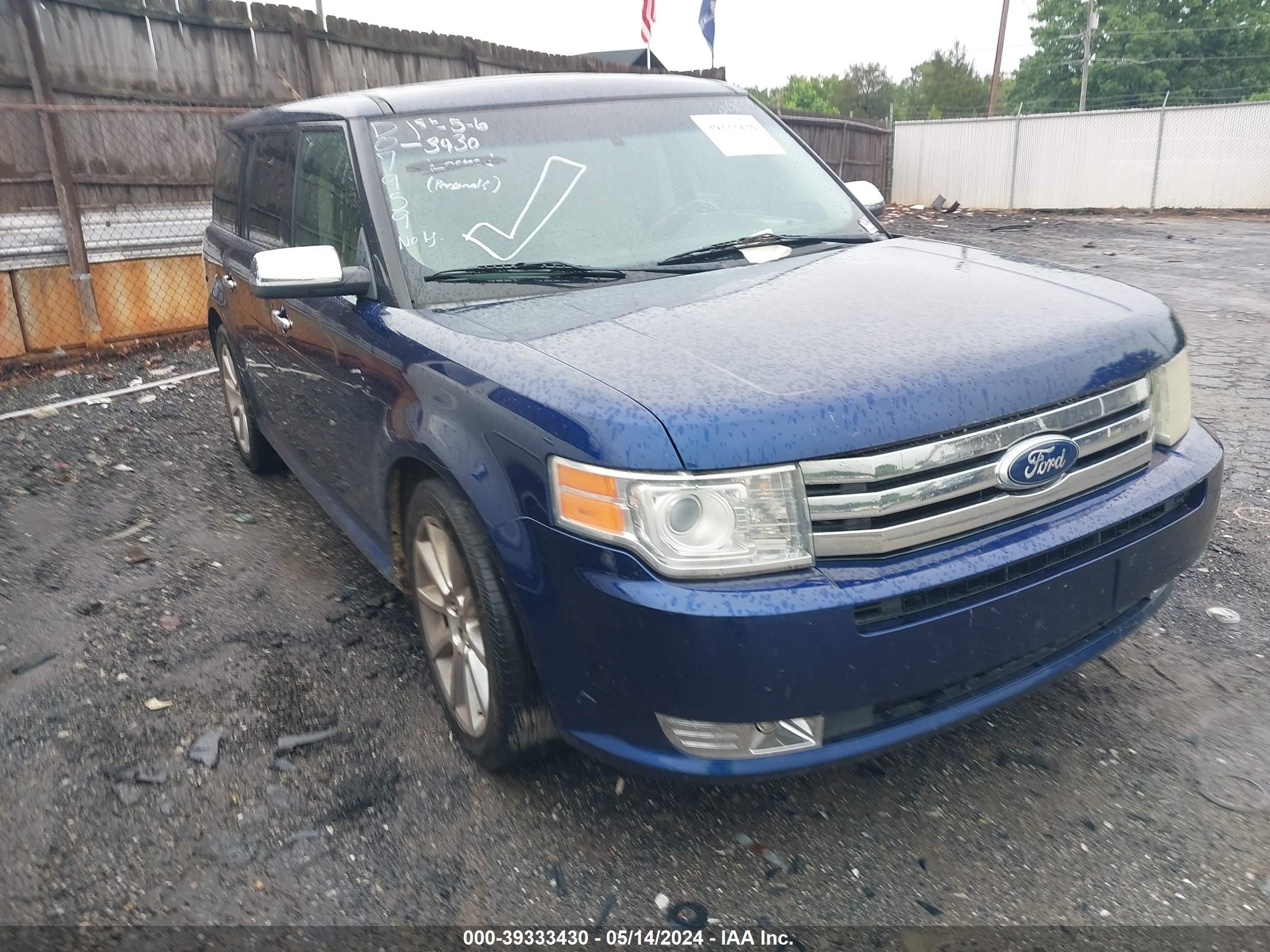 FORD FLEX 2011 2fmgk5dc3bbd07959