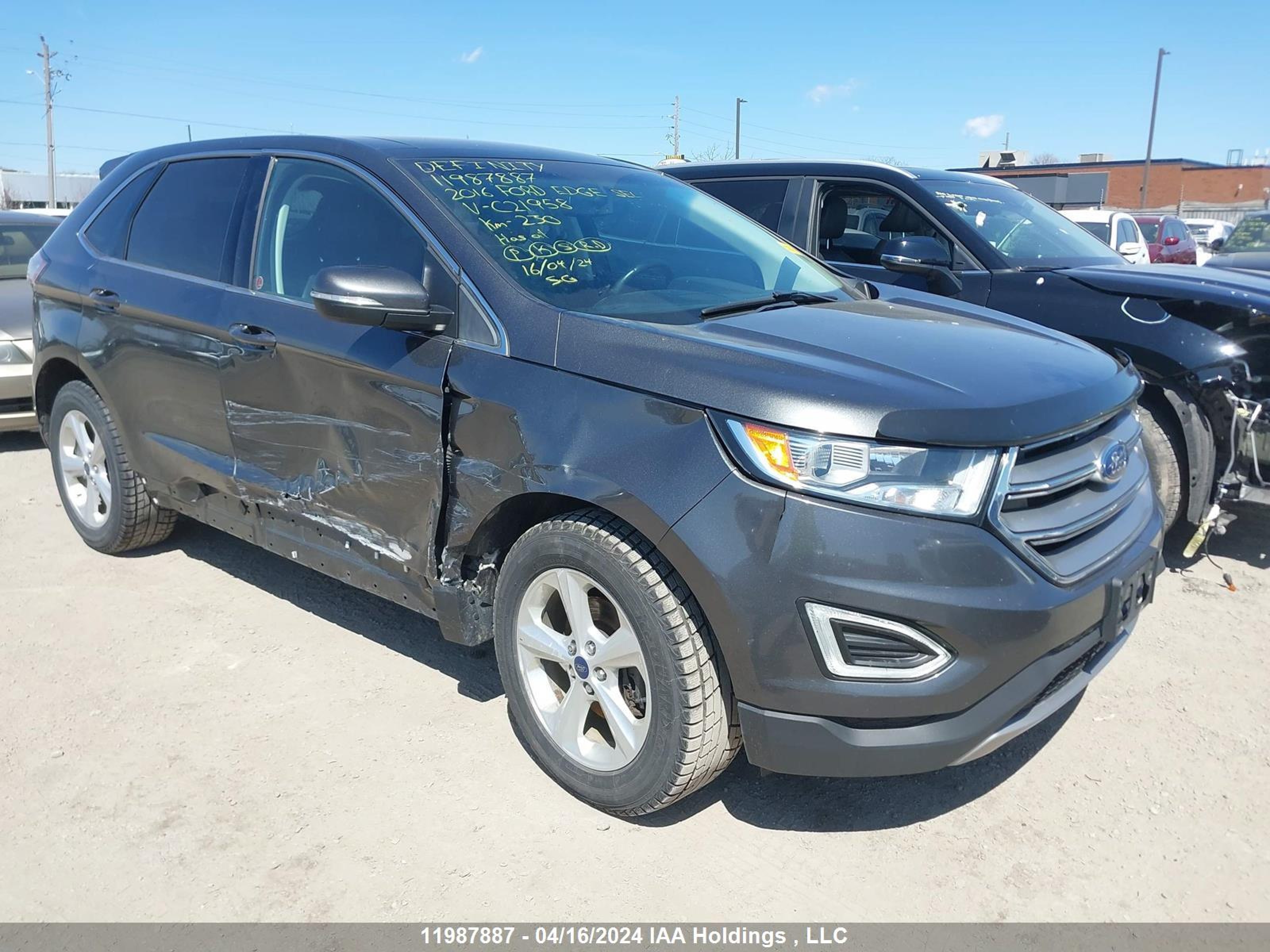 FORD EDGE 2016 2fmpk3j84gbc21958