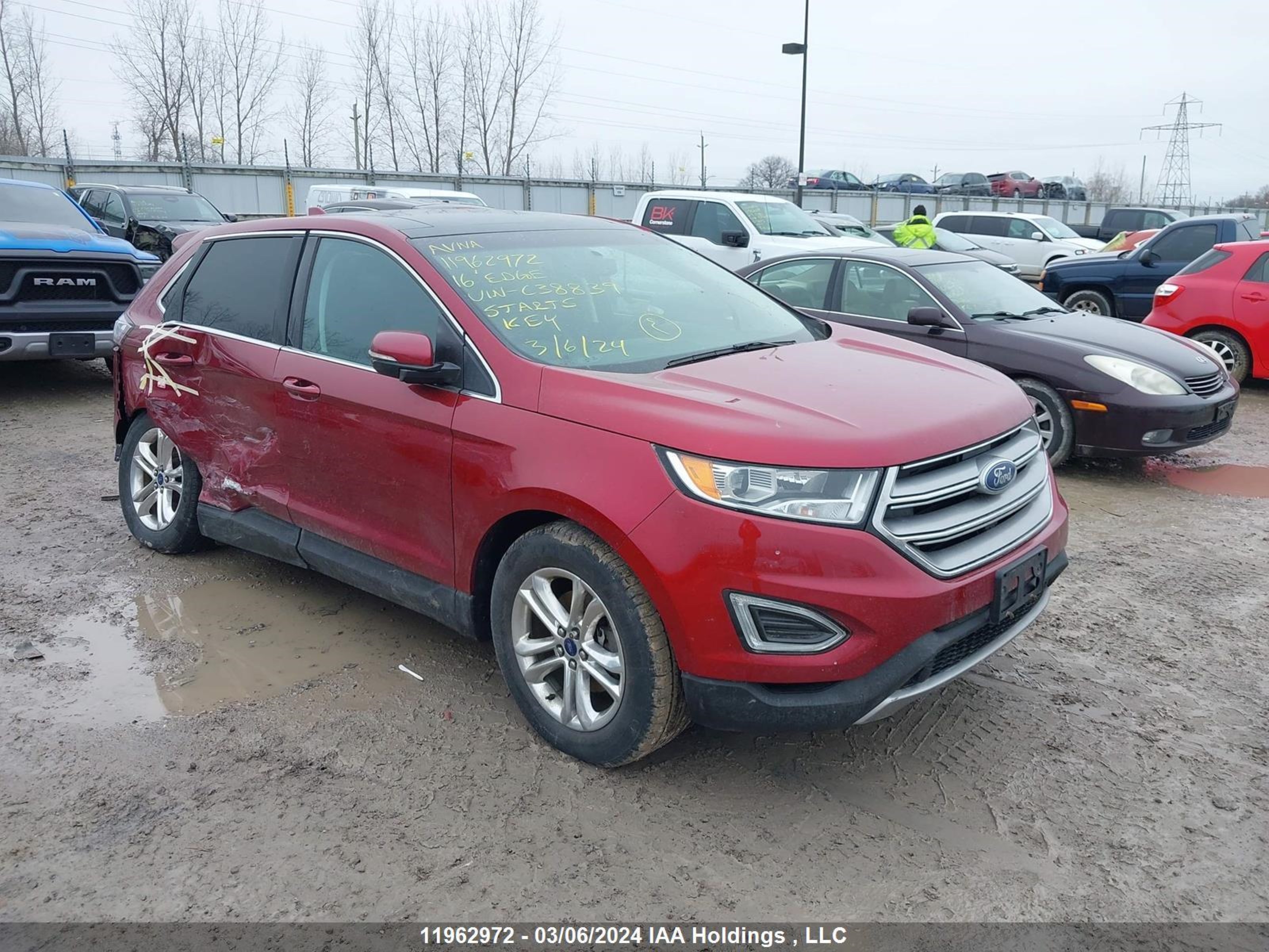 FORD EDGE 2016 2fmpk3j93gbc38839