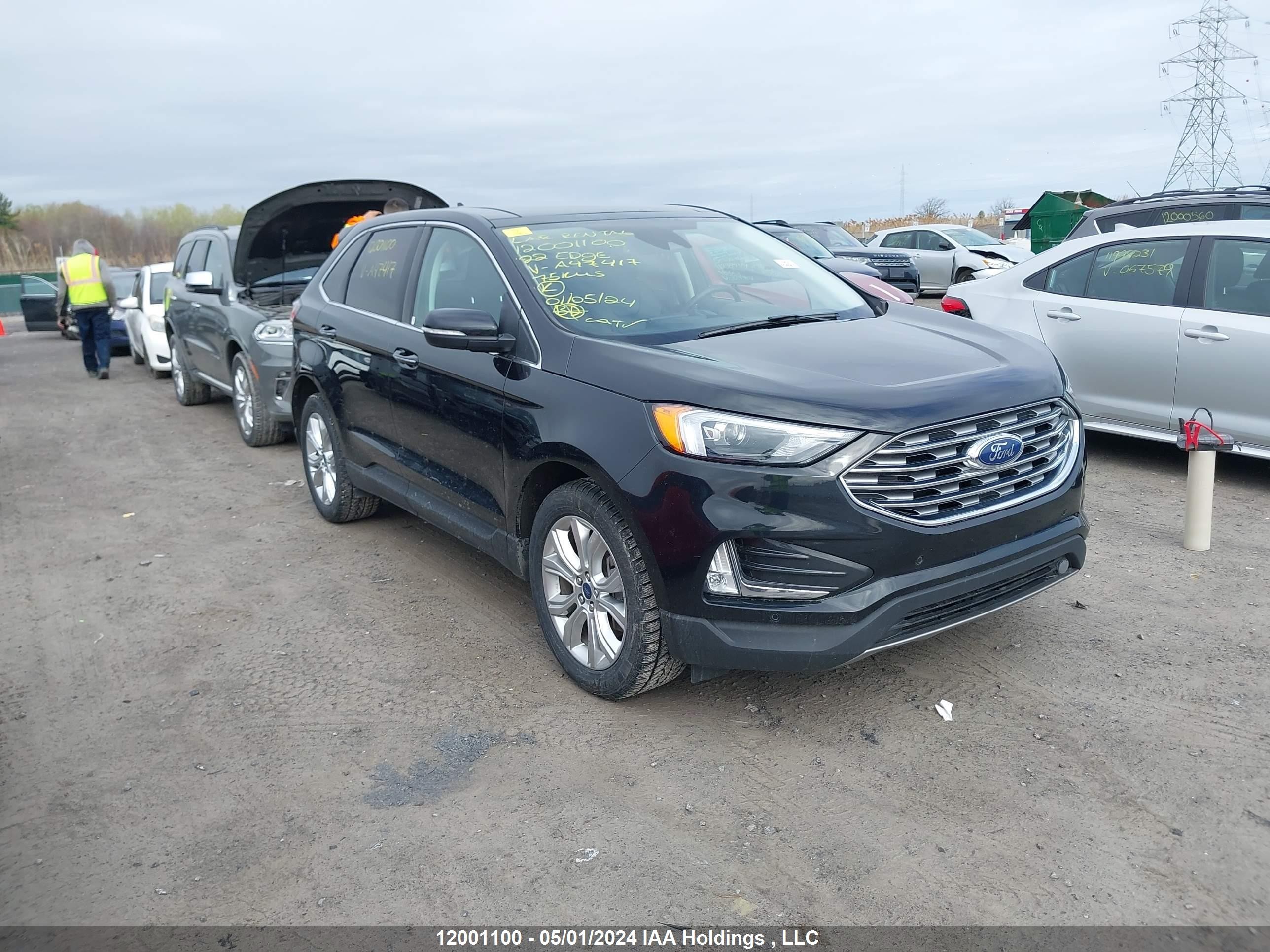 FORD EDGE 2022 2fmpk4k96nba47417