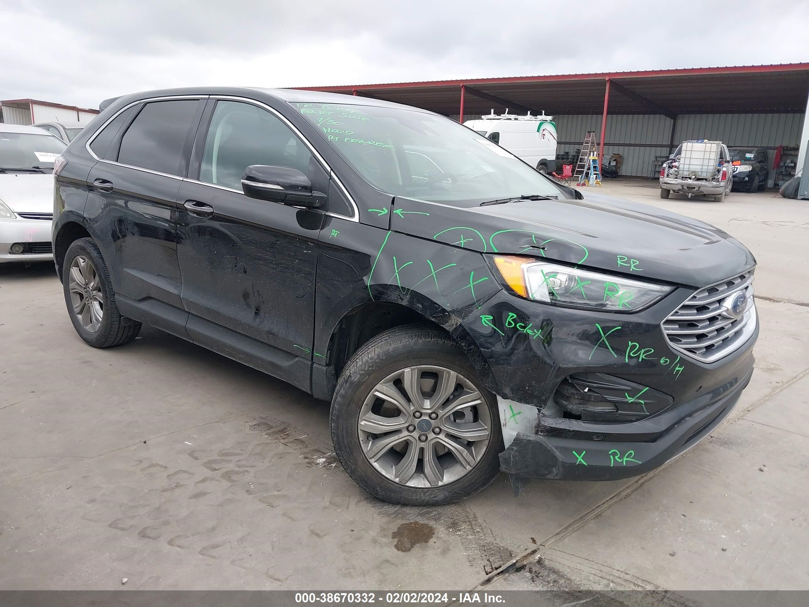 FORD EDGE 2022 2fmpk4k96nbb06529