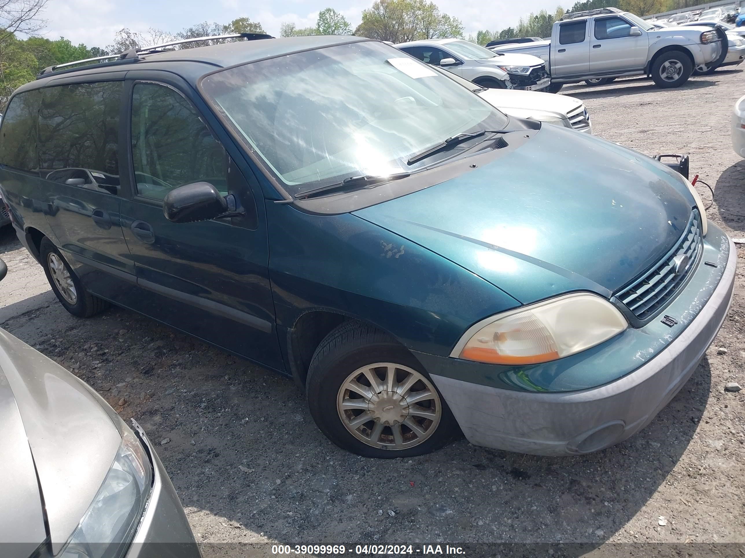 FORD WINDSTAR 2001 2fmza51431ba16045