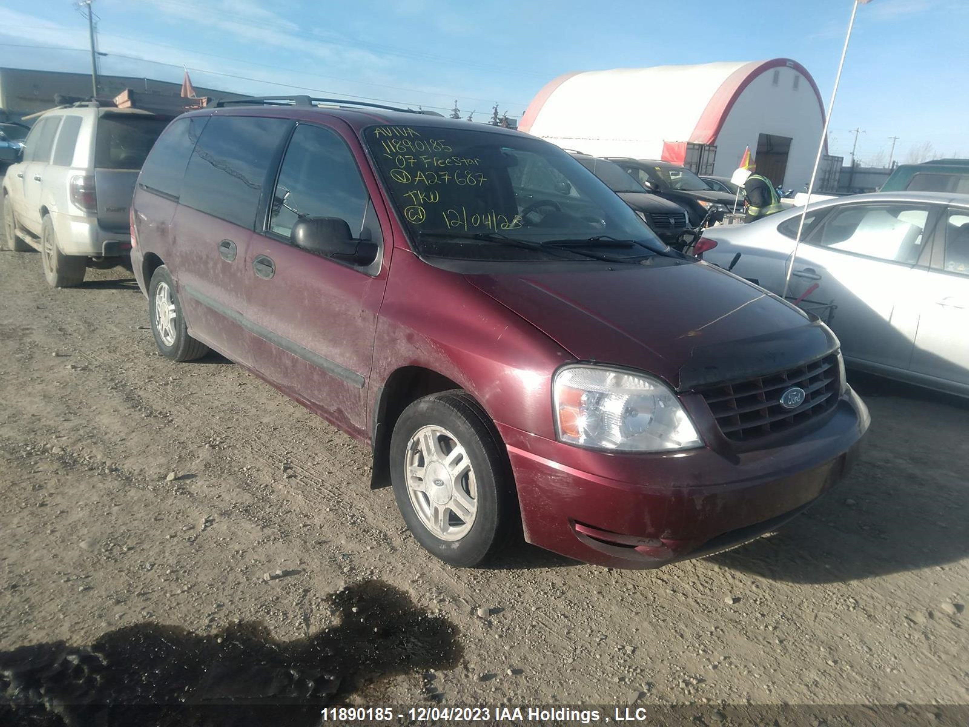 FORD FREESTAR 2007 2fmza55287ba27687