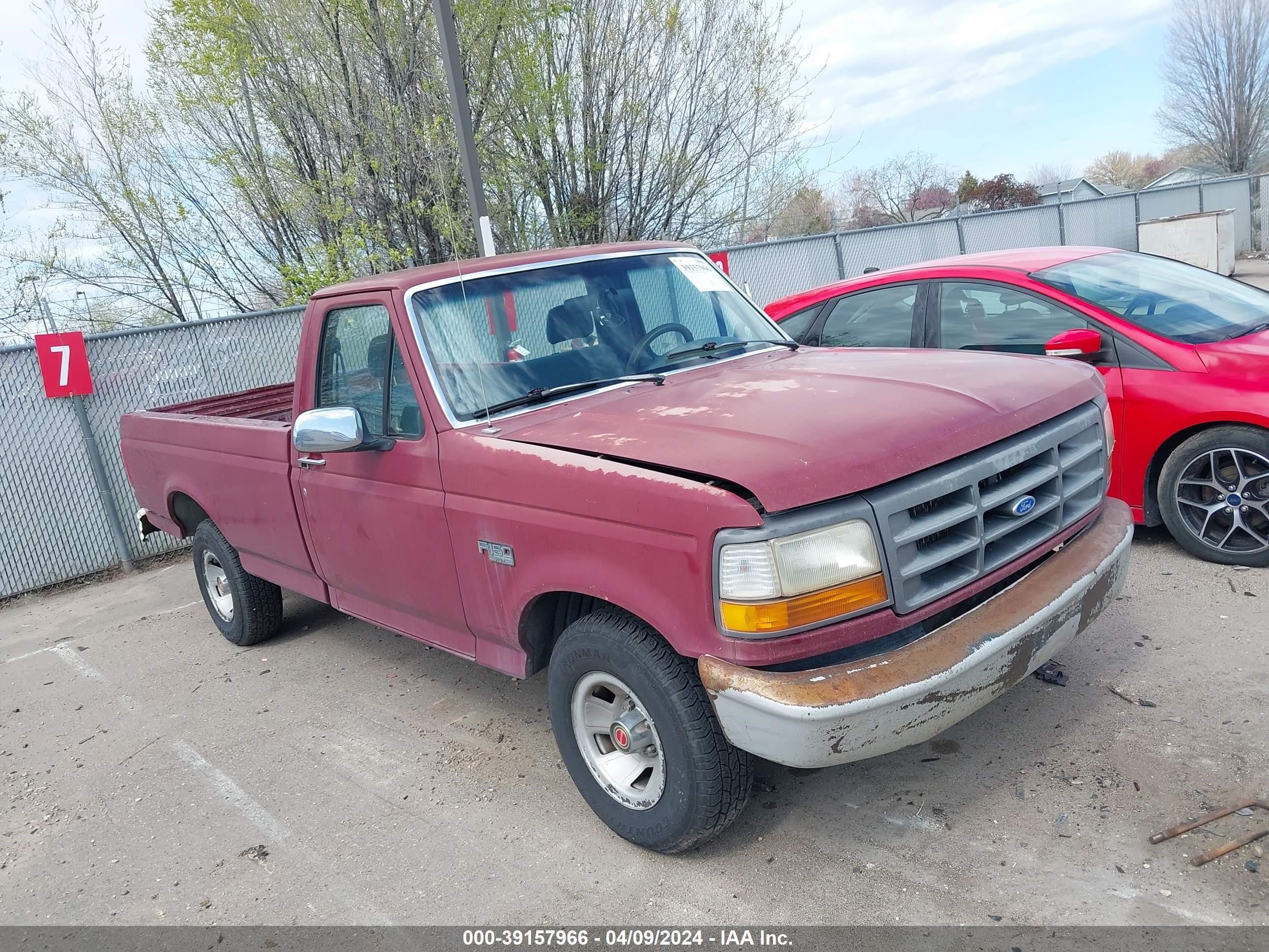 FORD F-150 1992 2ftef15y4ncb12440