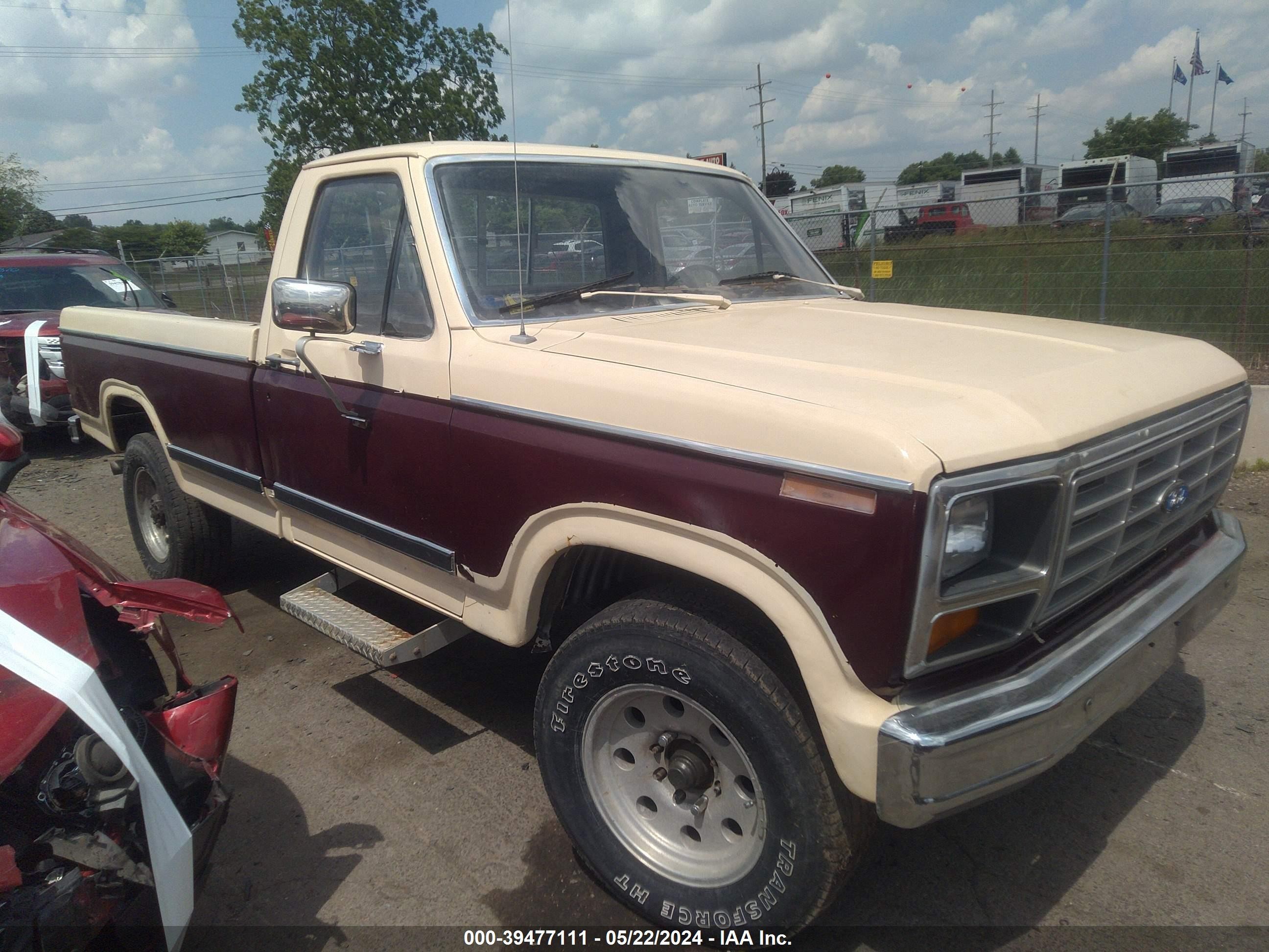 FORD F250 1984 2fthf2518ecb15668