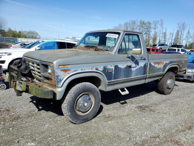 FORD F250 1986 2fthf26l7gcb14336