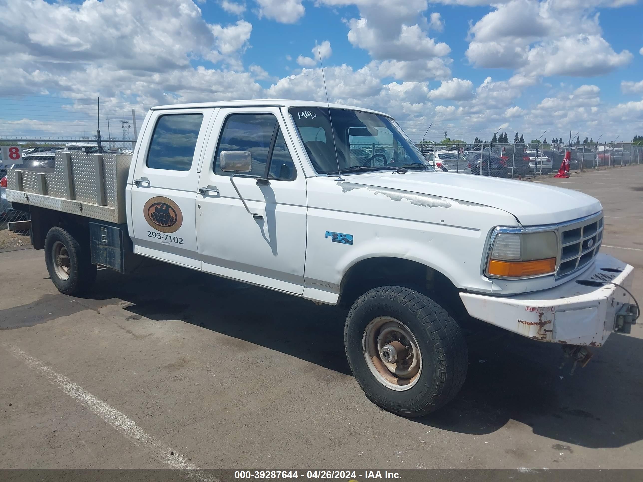 FORD F350 1992 2ftjw36m2nca72915