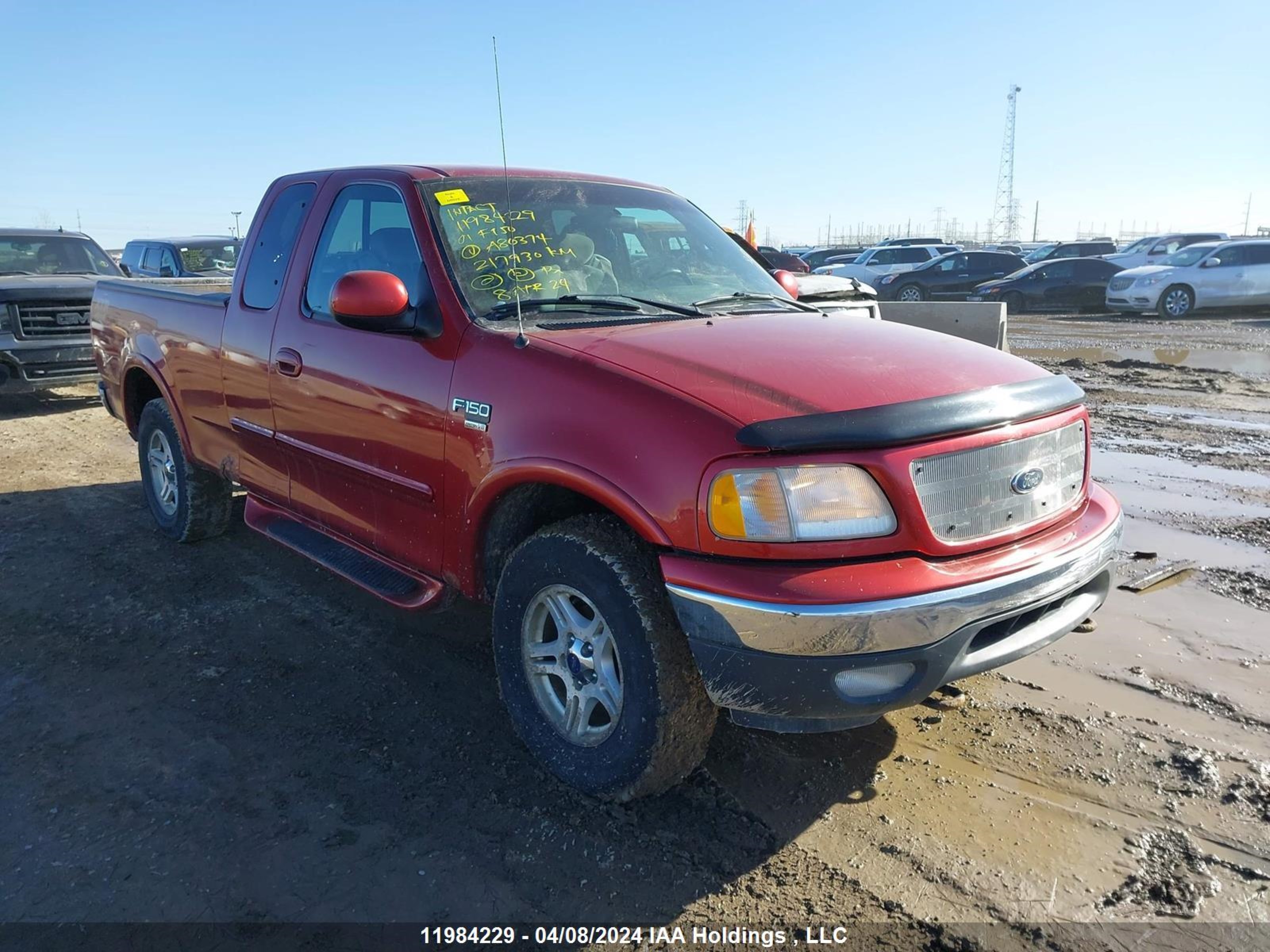 FORD F-150 2001 2ftrx18l81ca80374