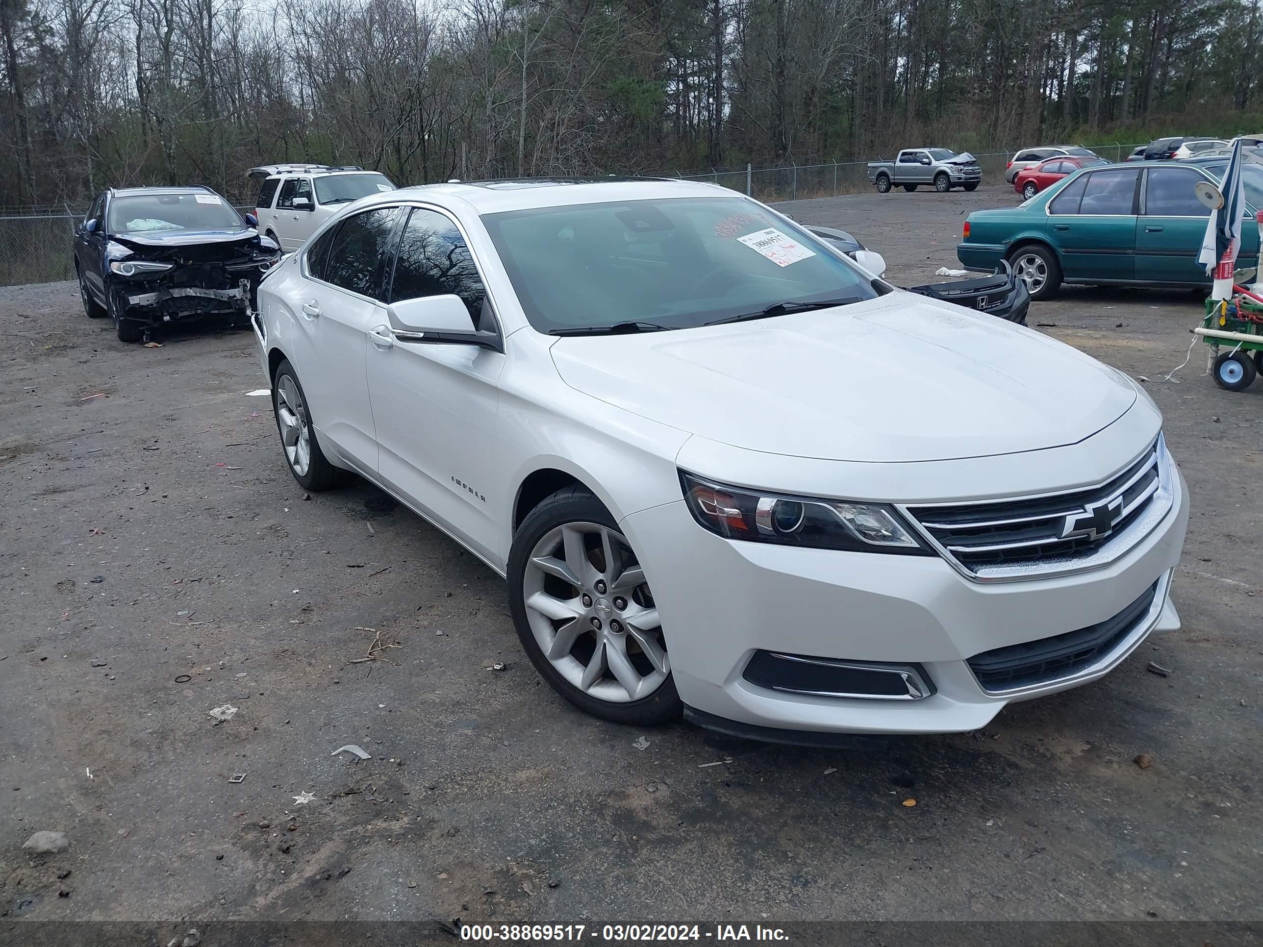 CHEVROLET IMPALA 2017 2g1105s32h9123012