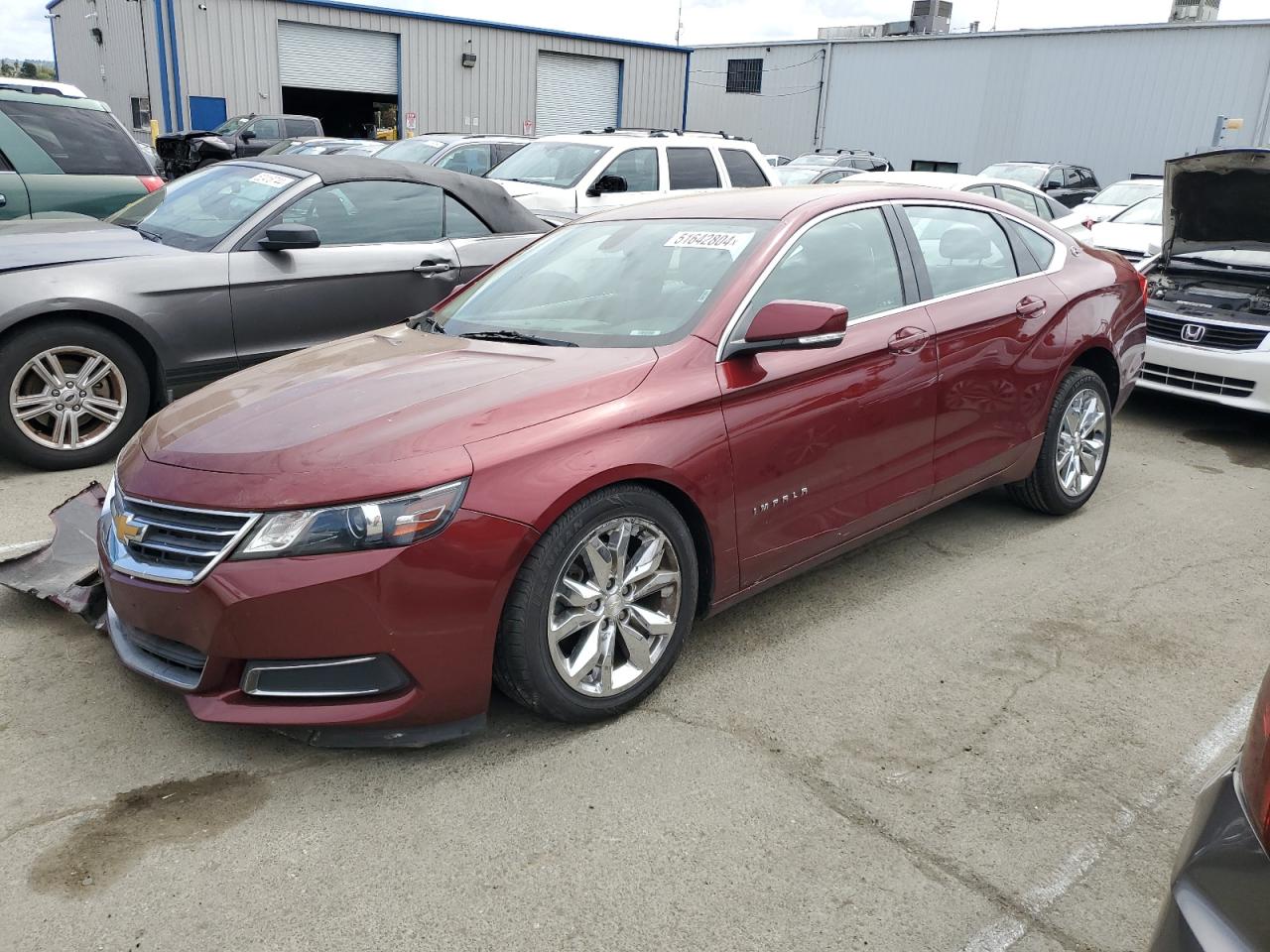 CHEVROLET IMPALA 2017 2g1105sa8h9139231