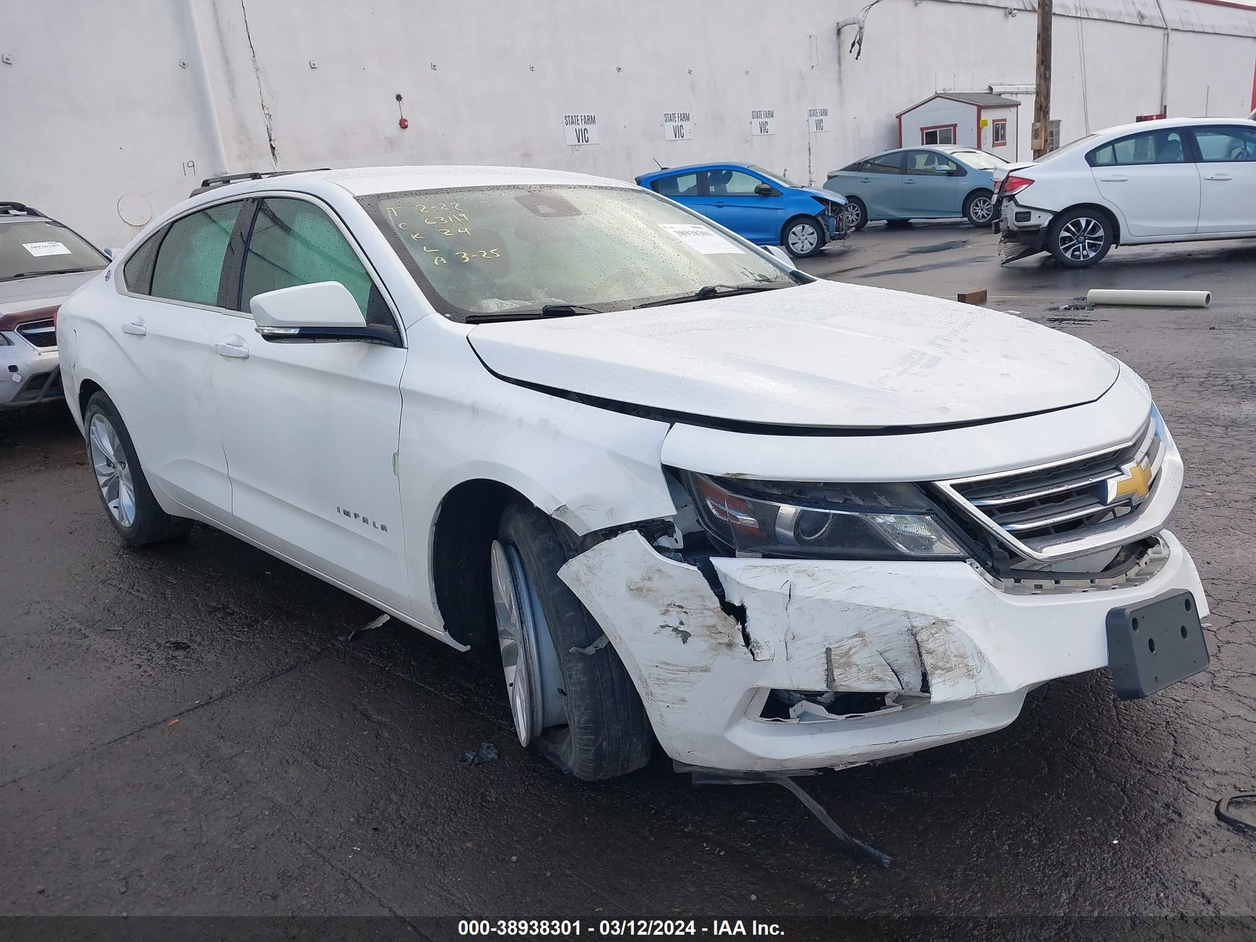 CHEVROLET IMPALA 2015 2g1125s33f9266395