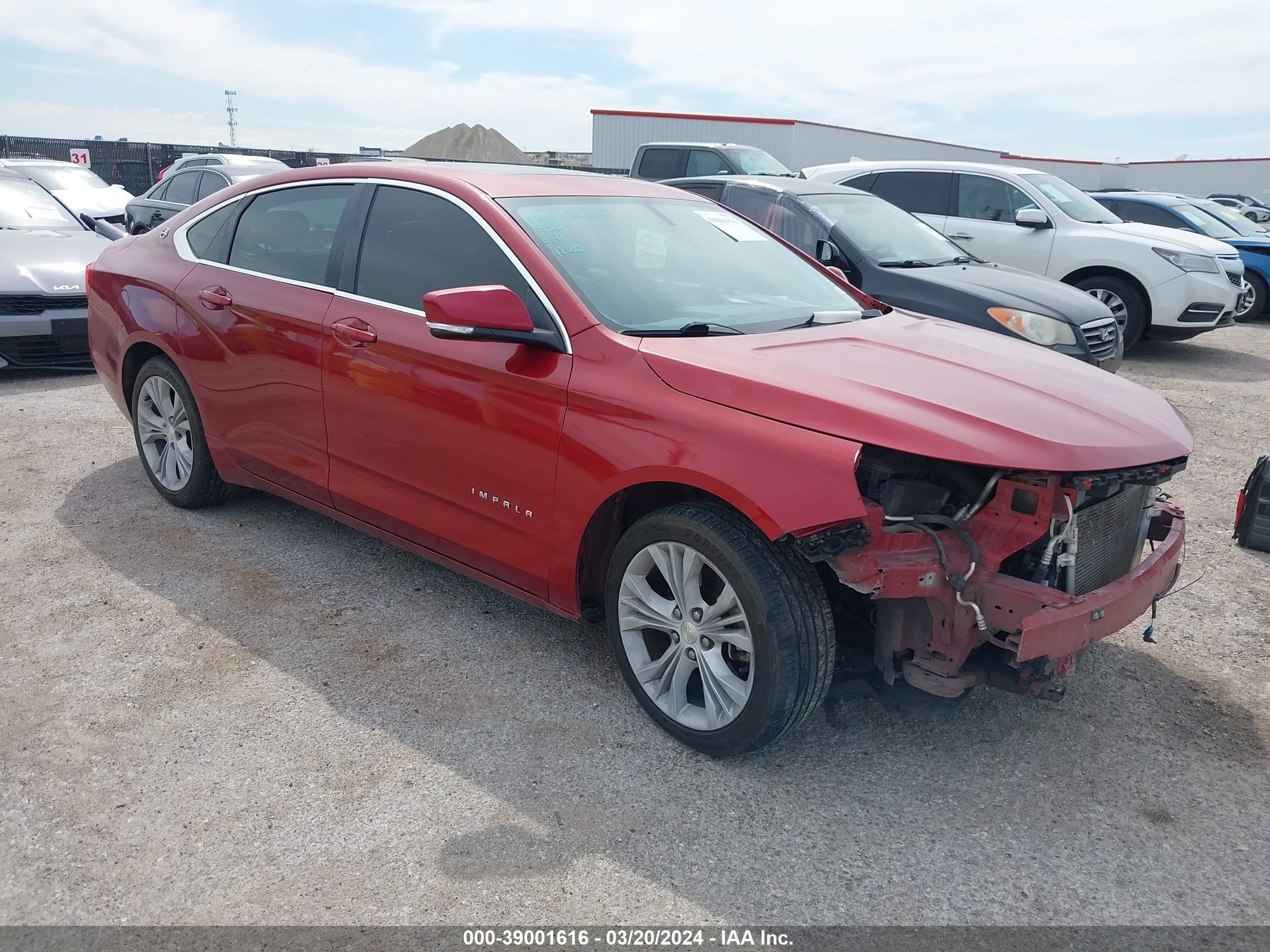 CHEVROLET IMPALA 2015 2g1125s36f9225985