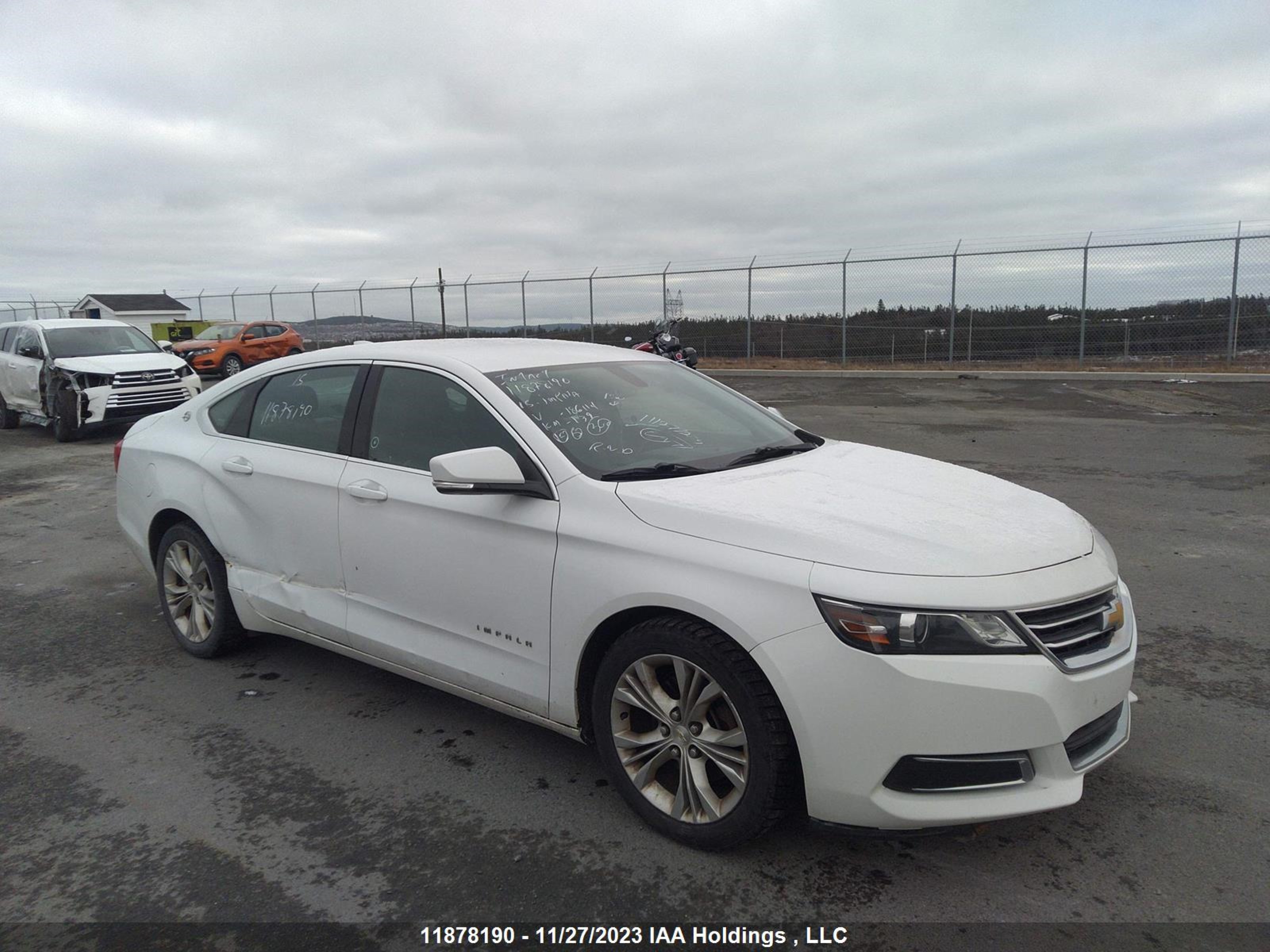 CHEVROLET IMPALA 2015 2g1125s37f9186114