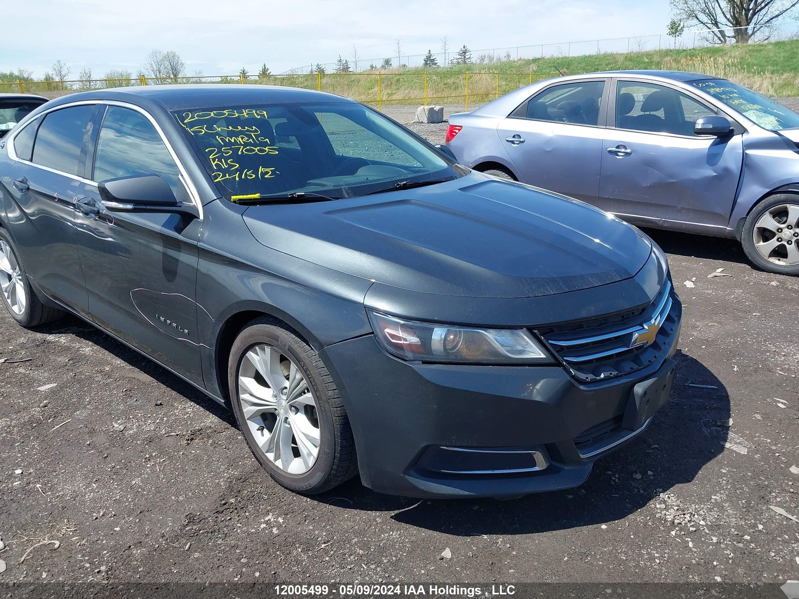 CHEVROLET IMPALA 2015 2g1125s37f9257005