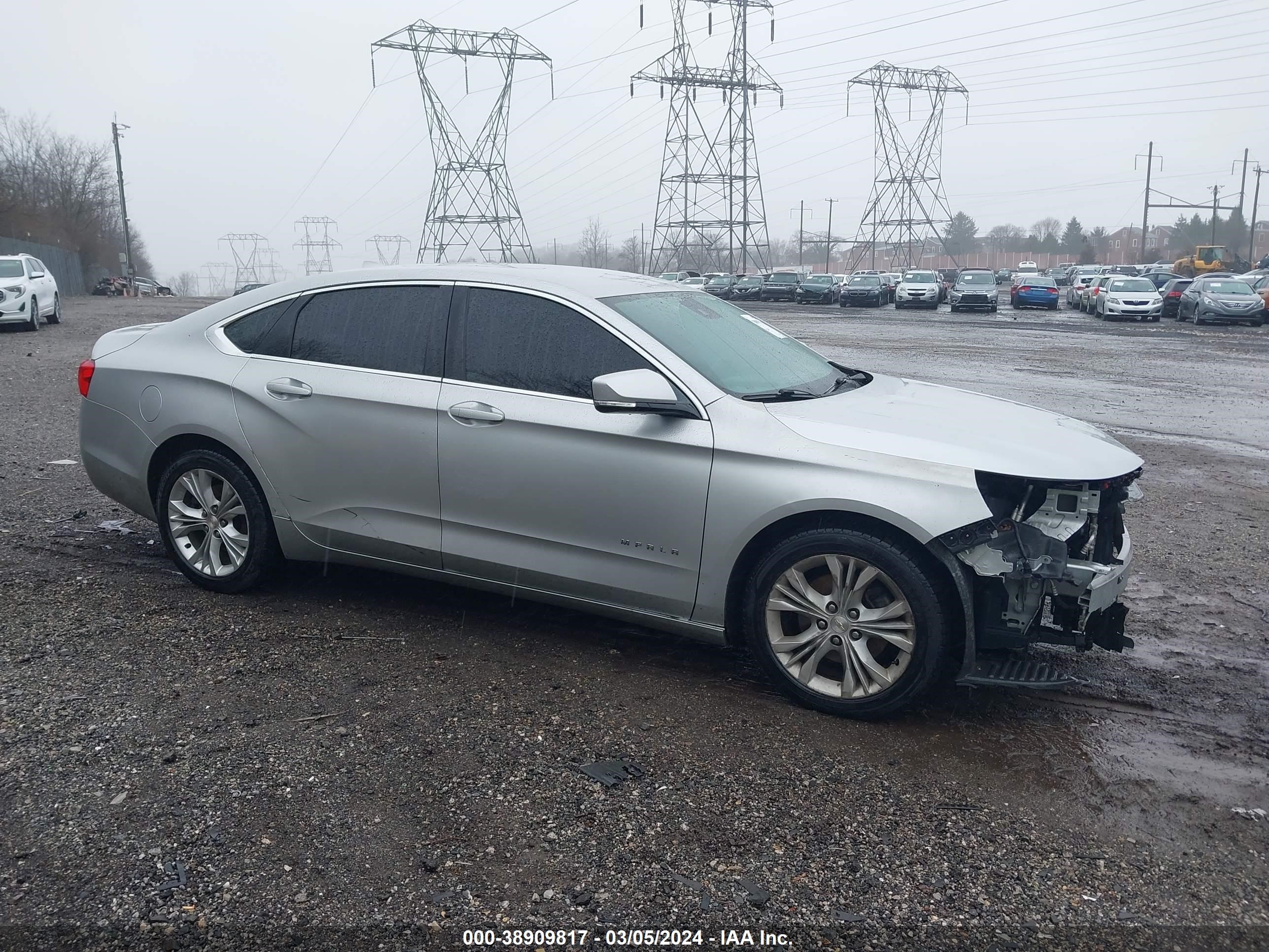 CHEVROLET IMPALA 2014 2g1125s38e9115941