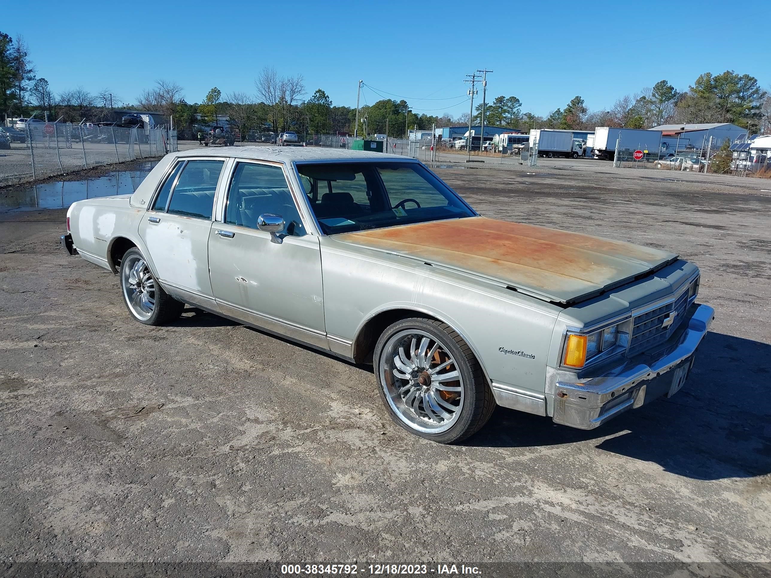 CHEVROLET CAPRICE 1984 2g1an69h1e9248099