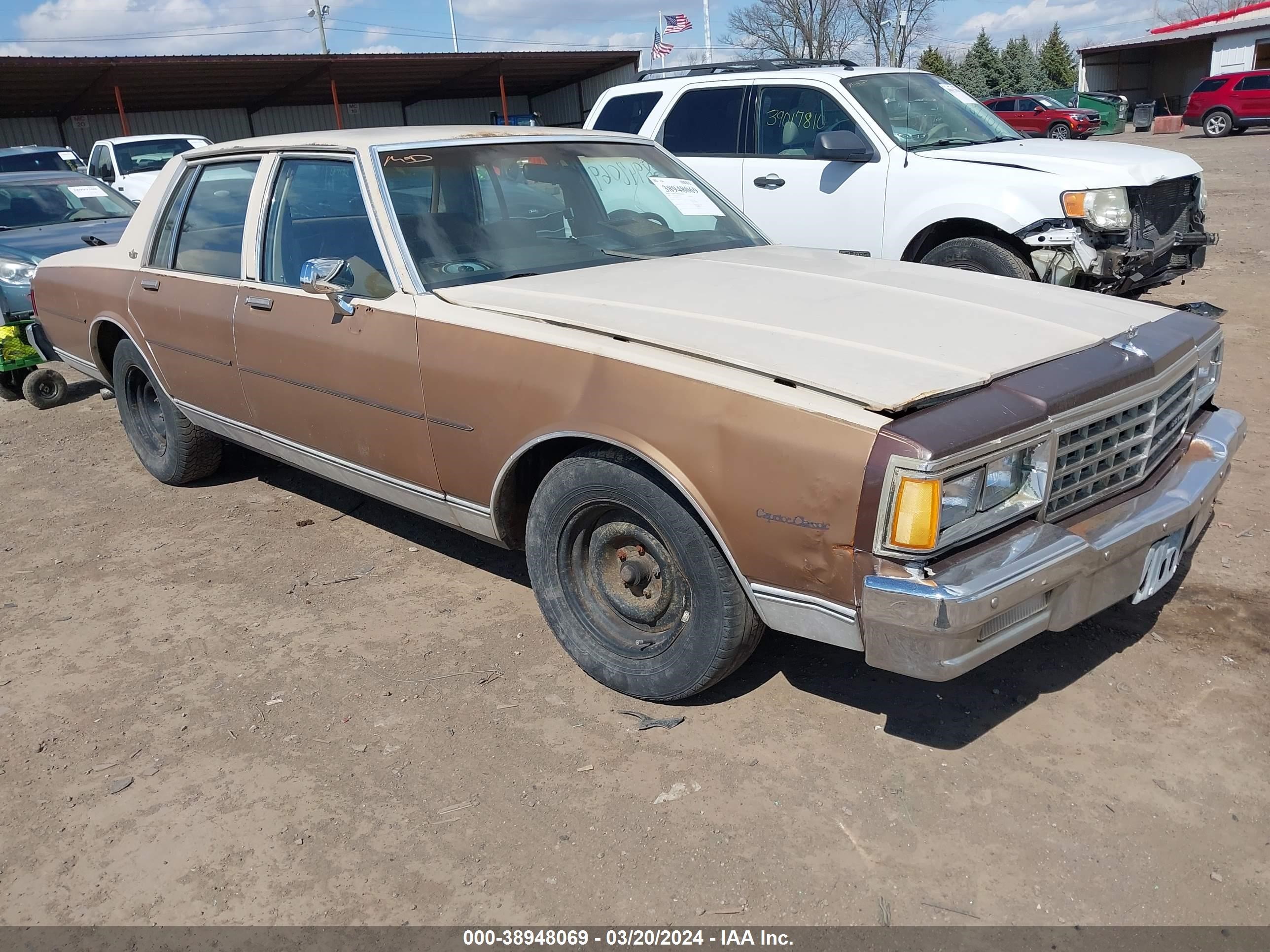 CHEVROLET CAPRICE 1982 2g1an69h6c1263144