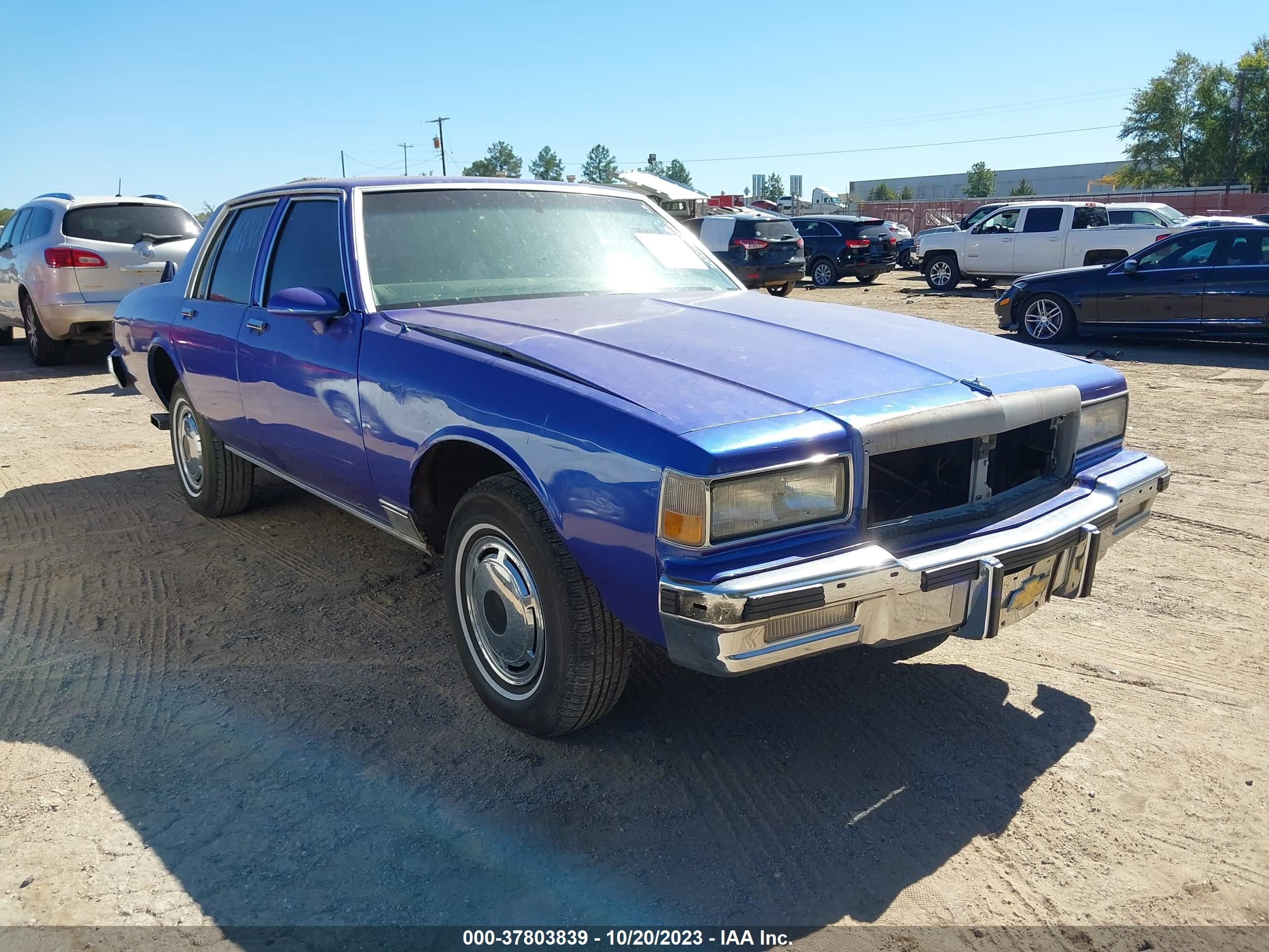 CHEVROLET CAPRICE 1983 2g1an69h6d1169556