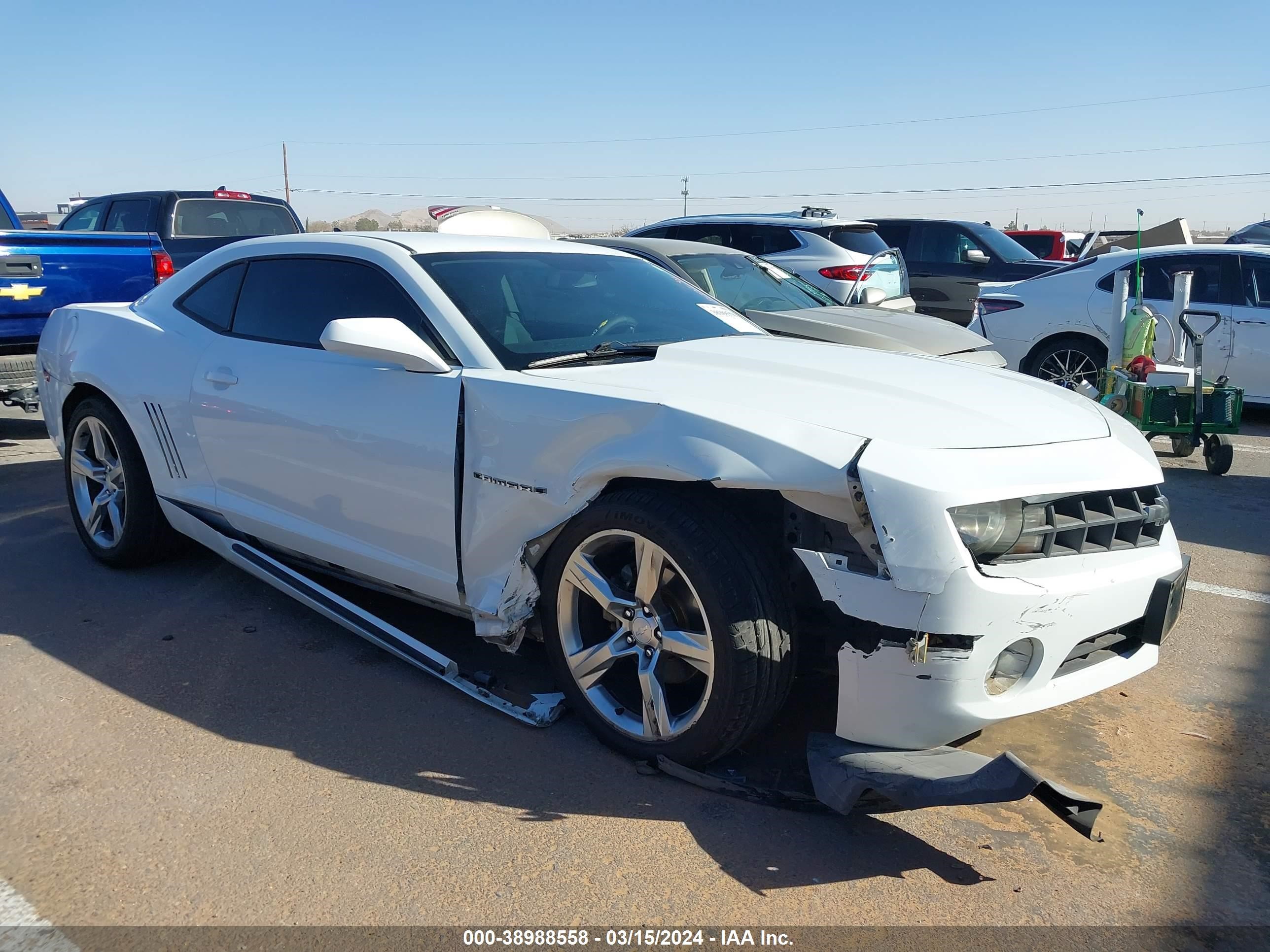 CHEVROLET CAMARO 2013 2g1fa1e31d9154768