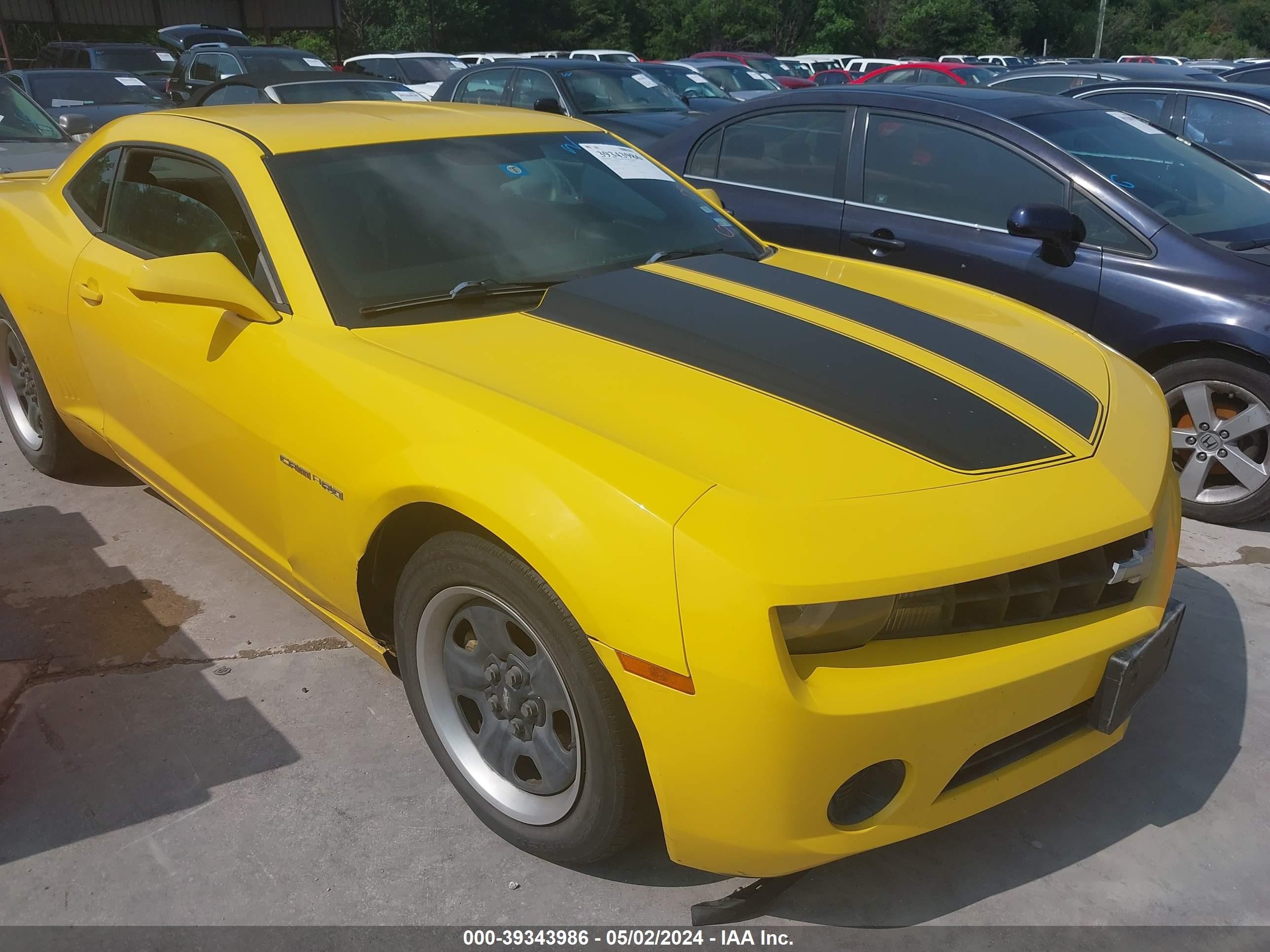 CHEVROLET CAMARO 2012 2g1fa1e32c9127786