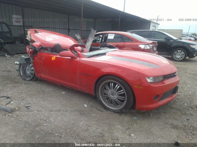 CHEVROLET CAMARO 2014 2g1fa1e32e9318658