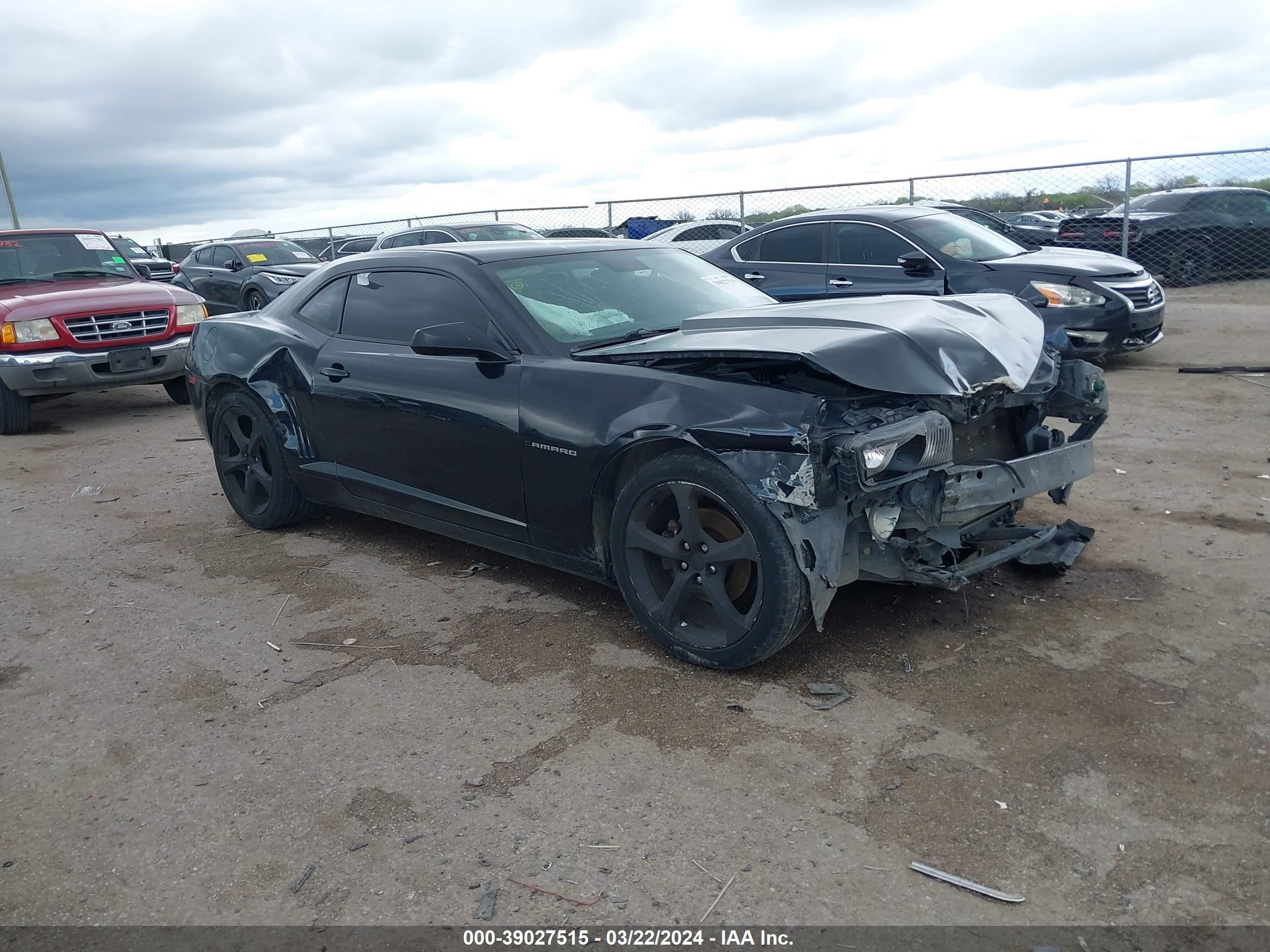 CHEVROLET CAMARO 2012 2g1fa1e33c9183459