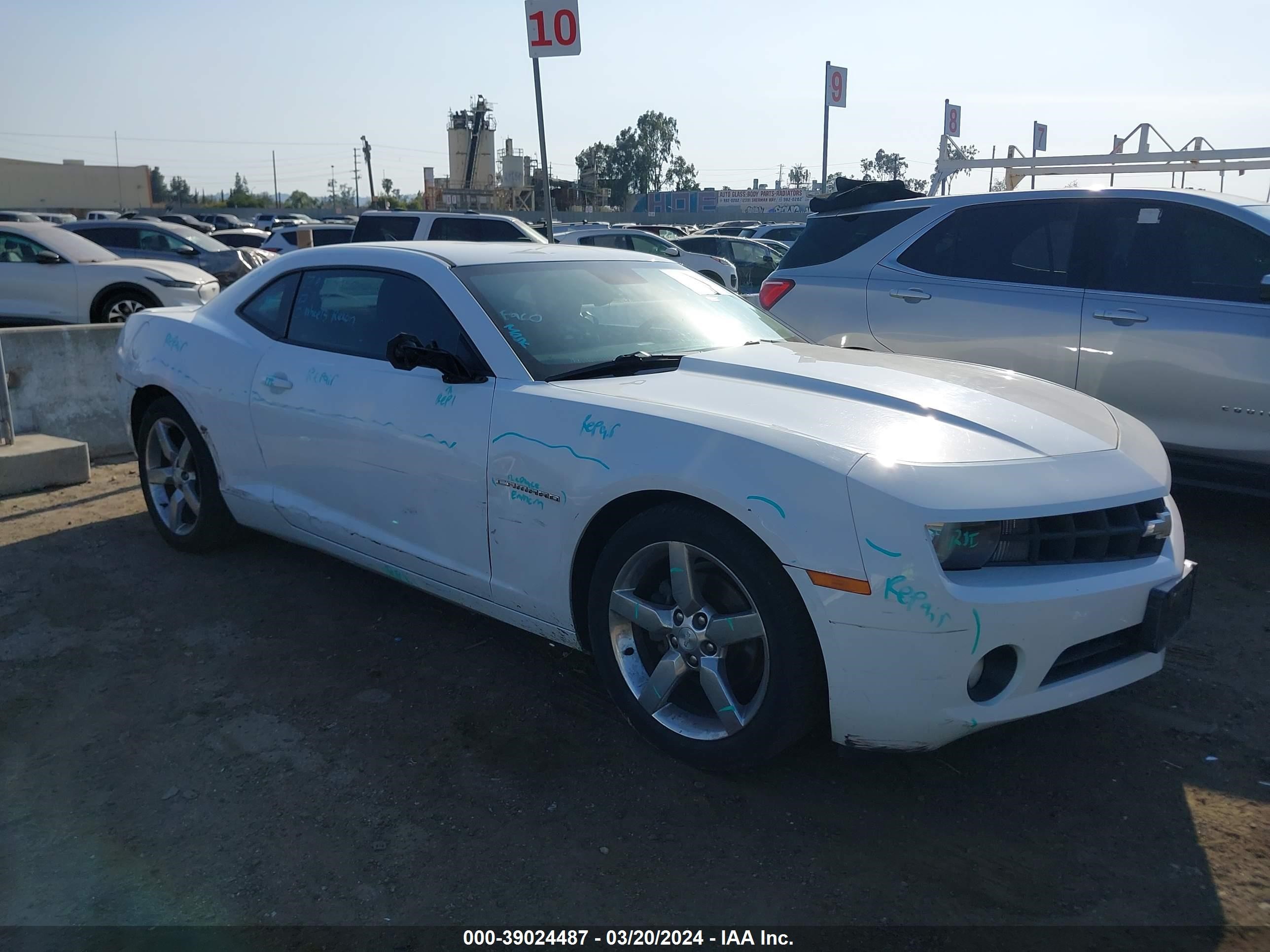 CHEVROLET CAMARO 2012 2g1fb1e33c9139944