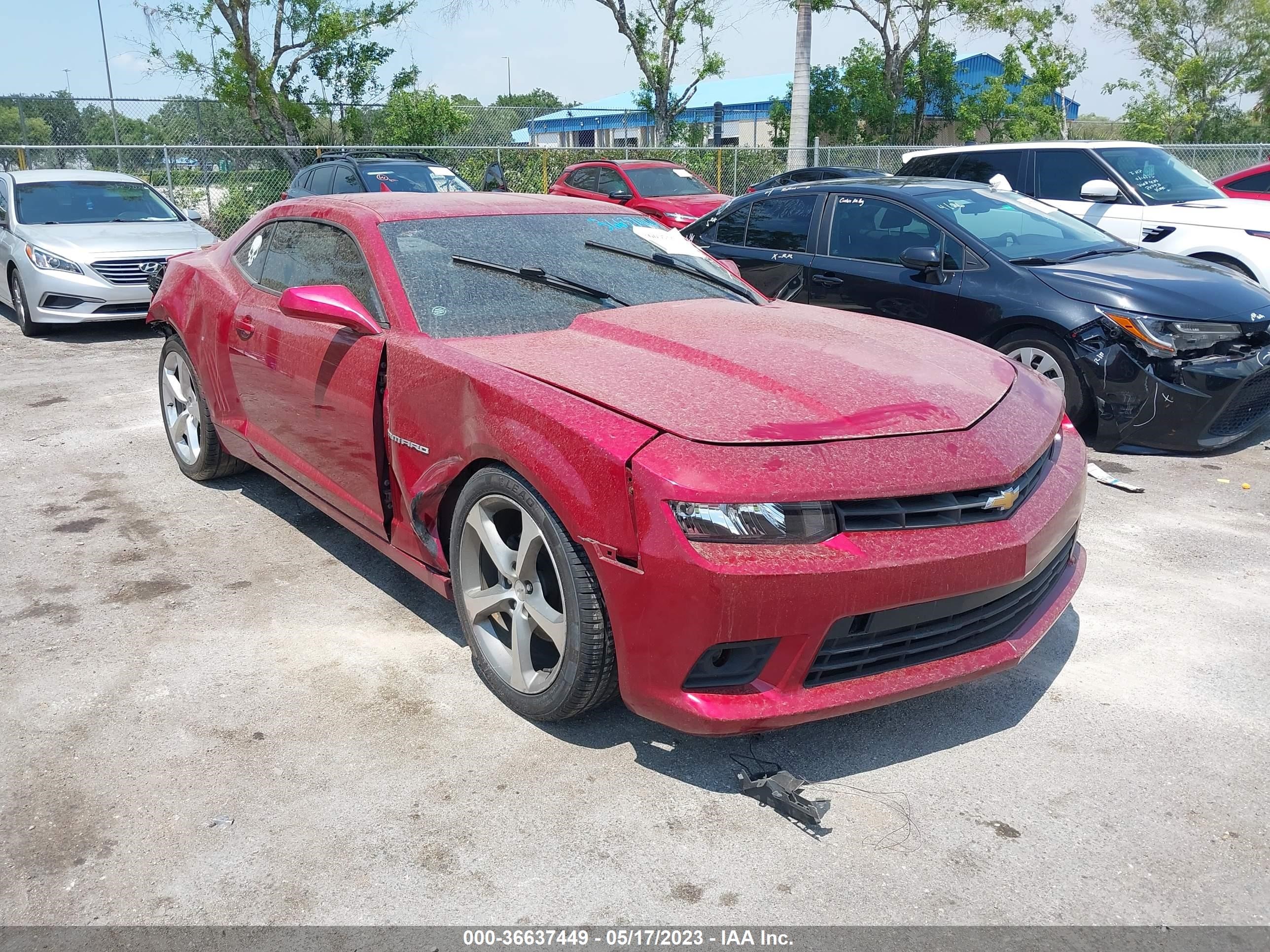 CHEVROLET CAMARO 2014 2g1fb1e33e9245605