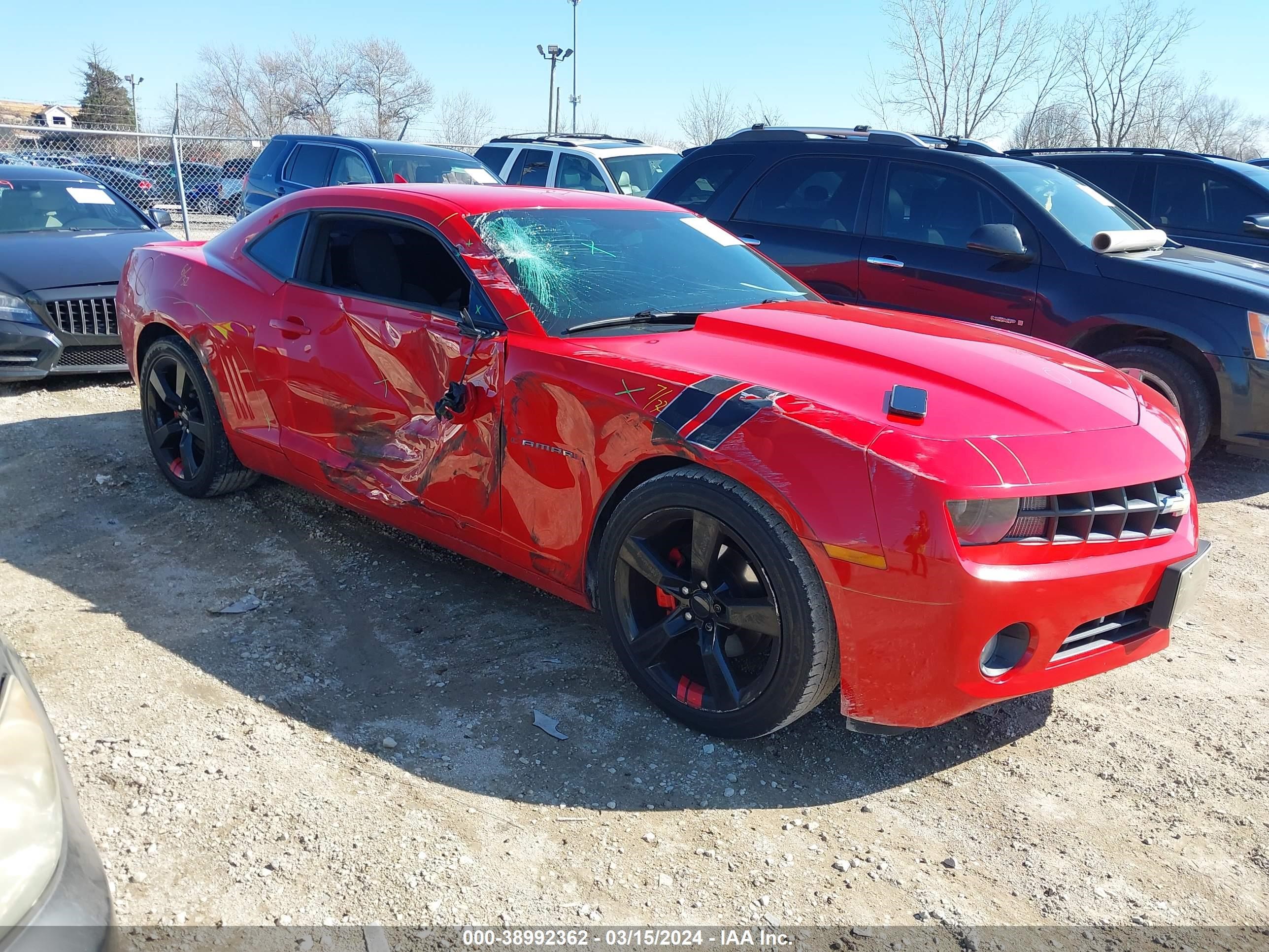 CHEVROLET CAMARO 2012 2g1fb1e39c9114563