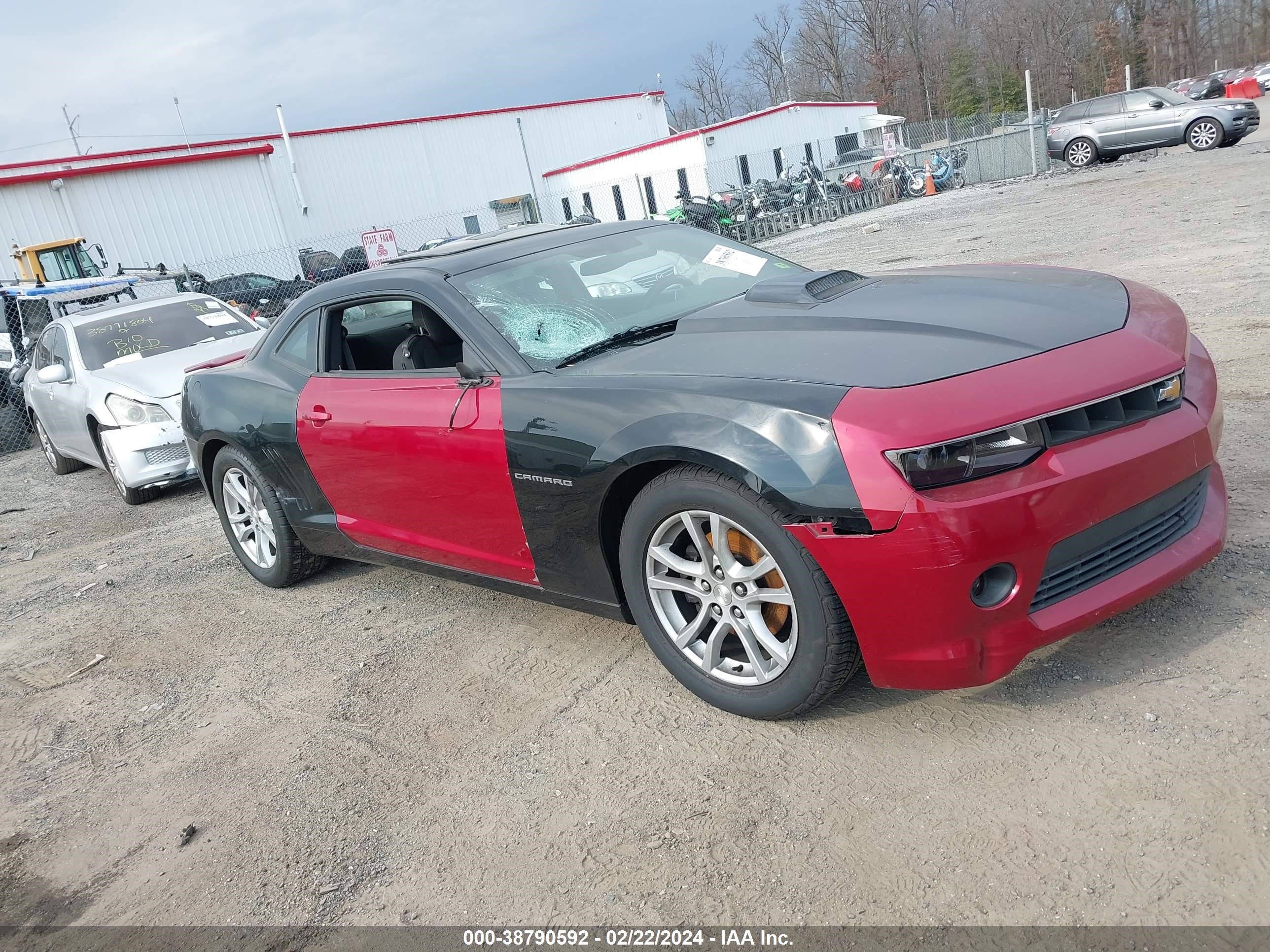 CHEVROLET CAMARO 2014 2g1fb1e39e9129809